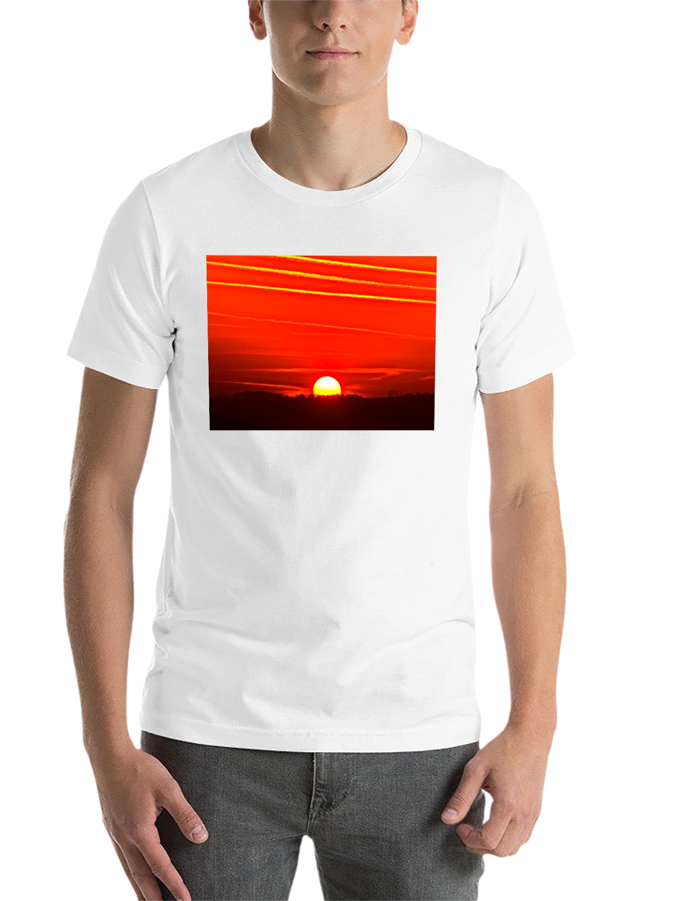 Black Sunset Graphic Tee - Bold & Stylish view 14