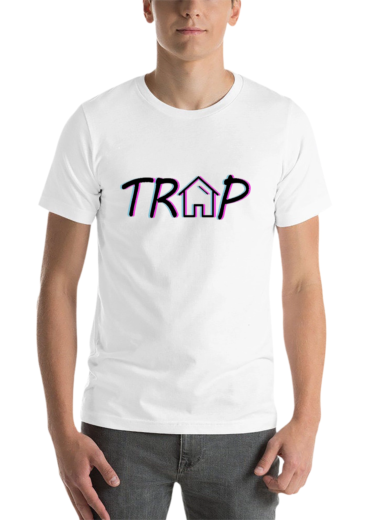 Black Trap House Graphic T-Shirt - Black view 14