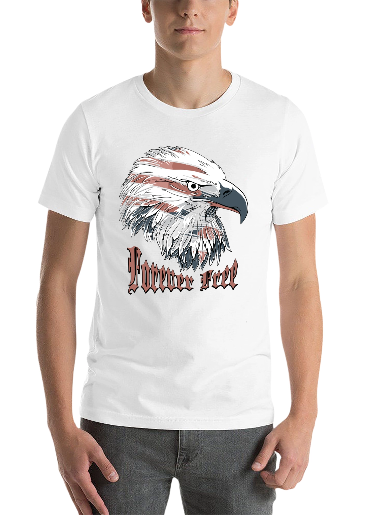 Forever Free Eagle Graphic T-Shirt - 14