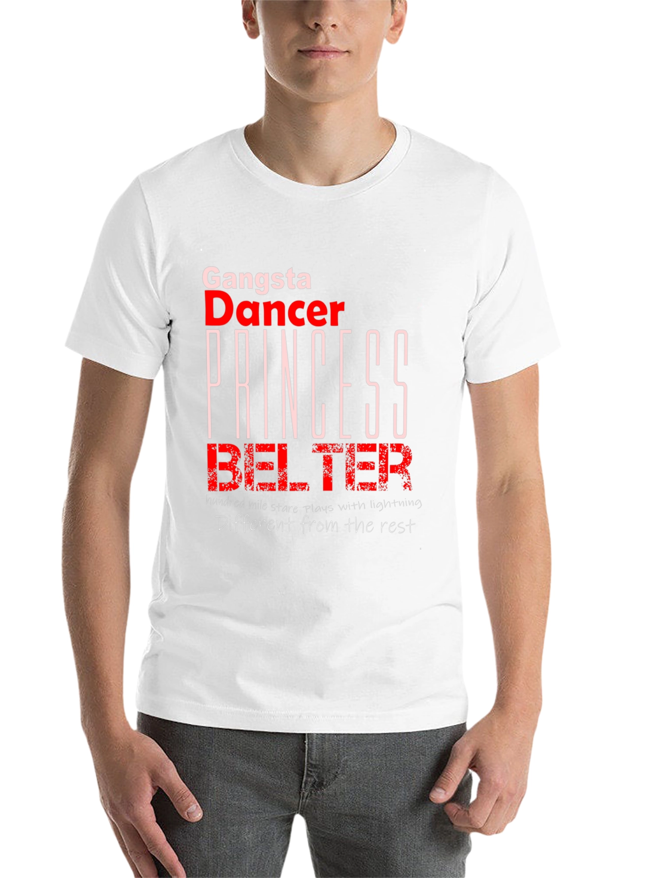 Black Gangsta Dancer Princess Belter T-Shirt view 14