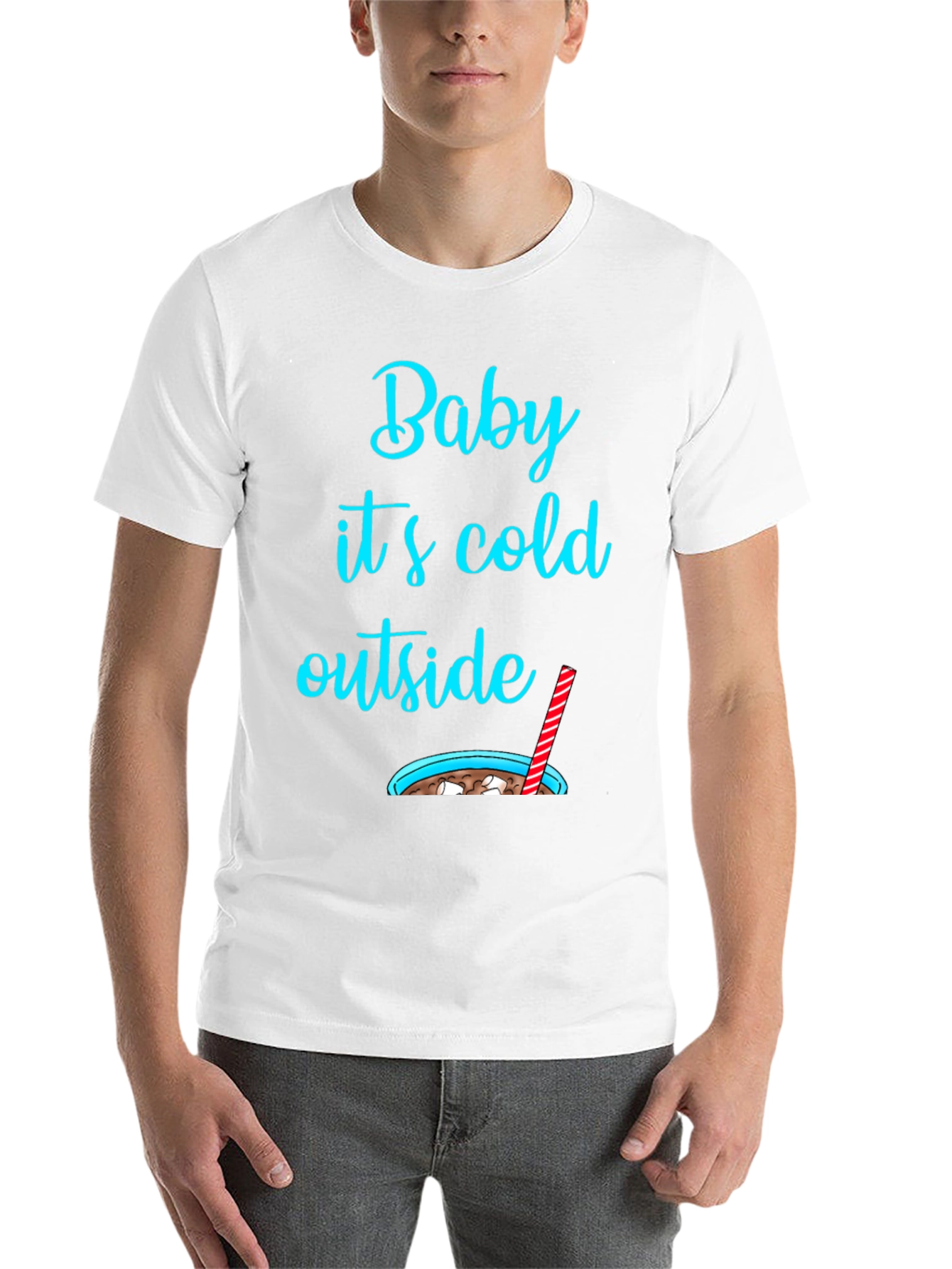 Black Baby It's Cold Outside Graphic Tee view 14
