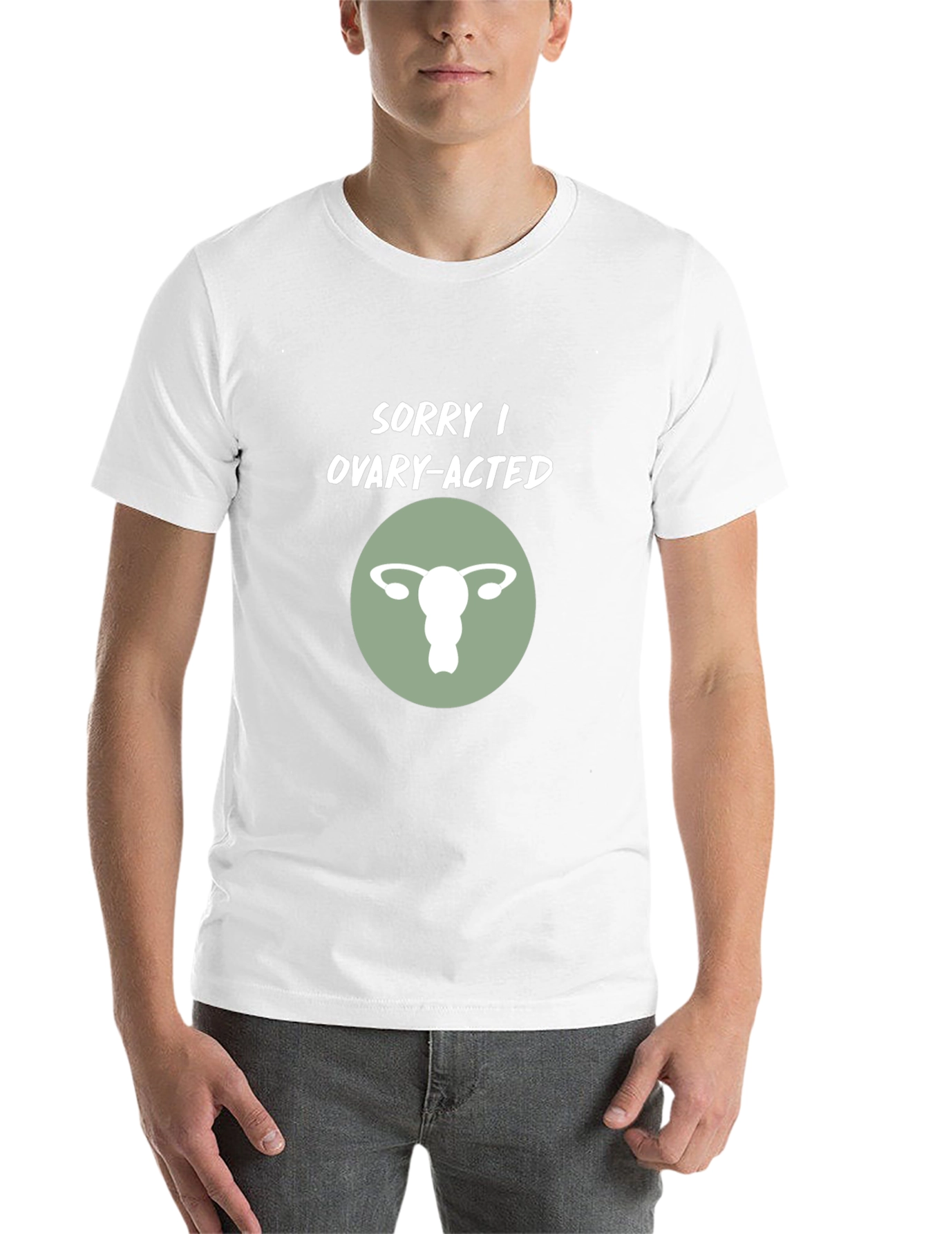 Black Sorry I Ovary-Acted T-Shirt view 14