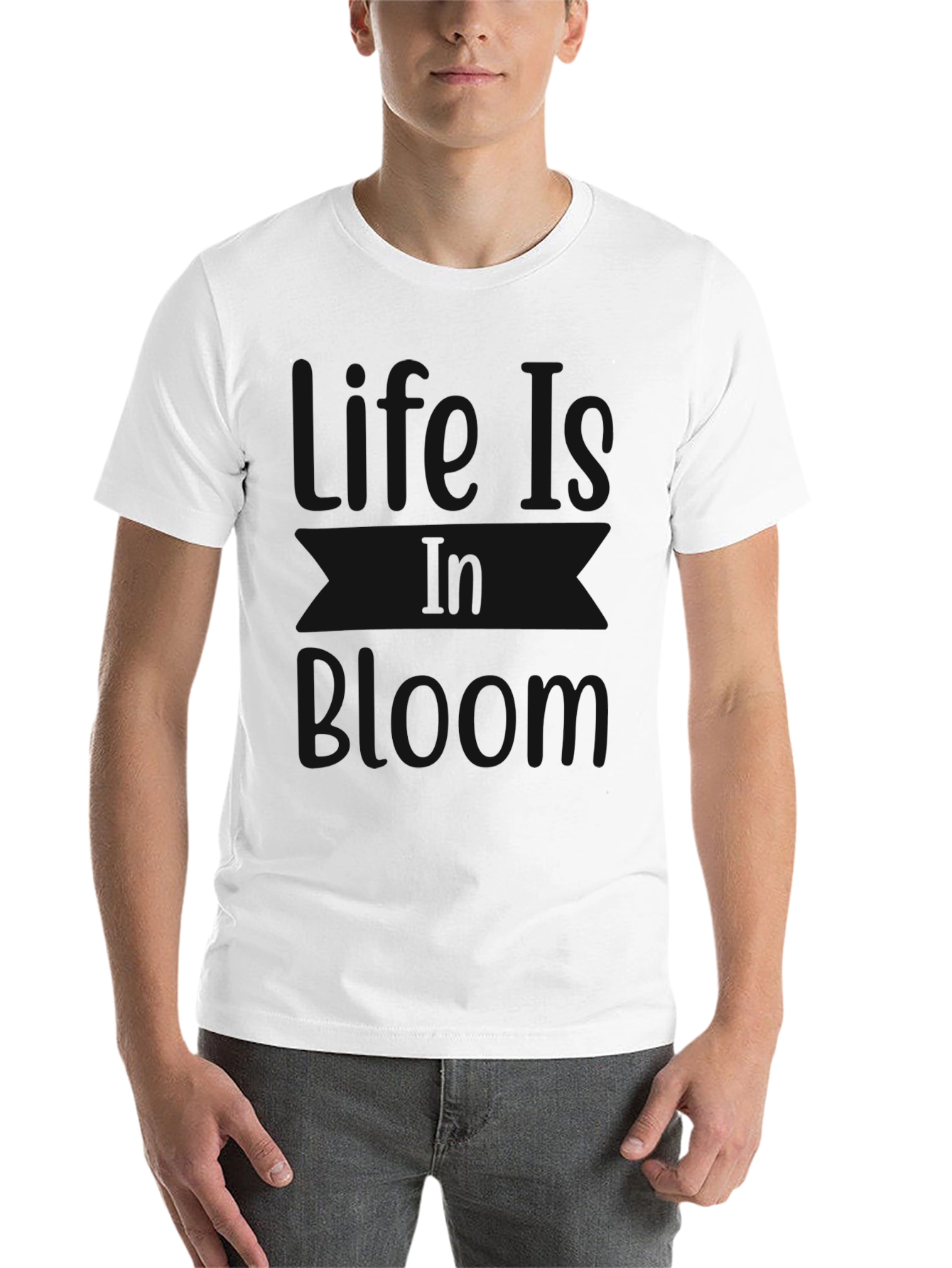 Black Life's in Bloom T-Shirt - Relaxed Fit view 14