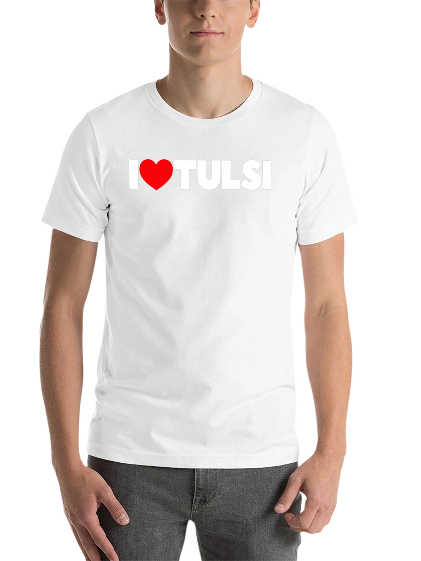 Black I Heart Tulsi T-Shirt - Classic Black Tee view 14