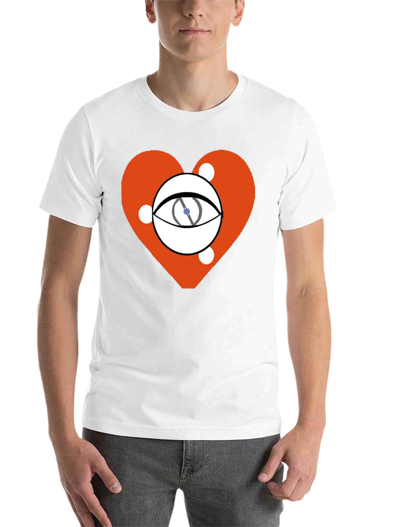 Black Eye Heart Graphic Black Tee view 14