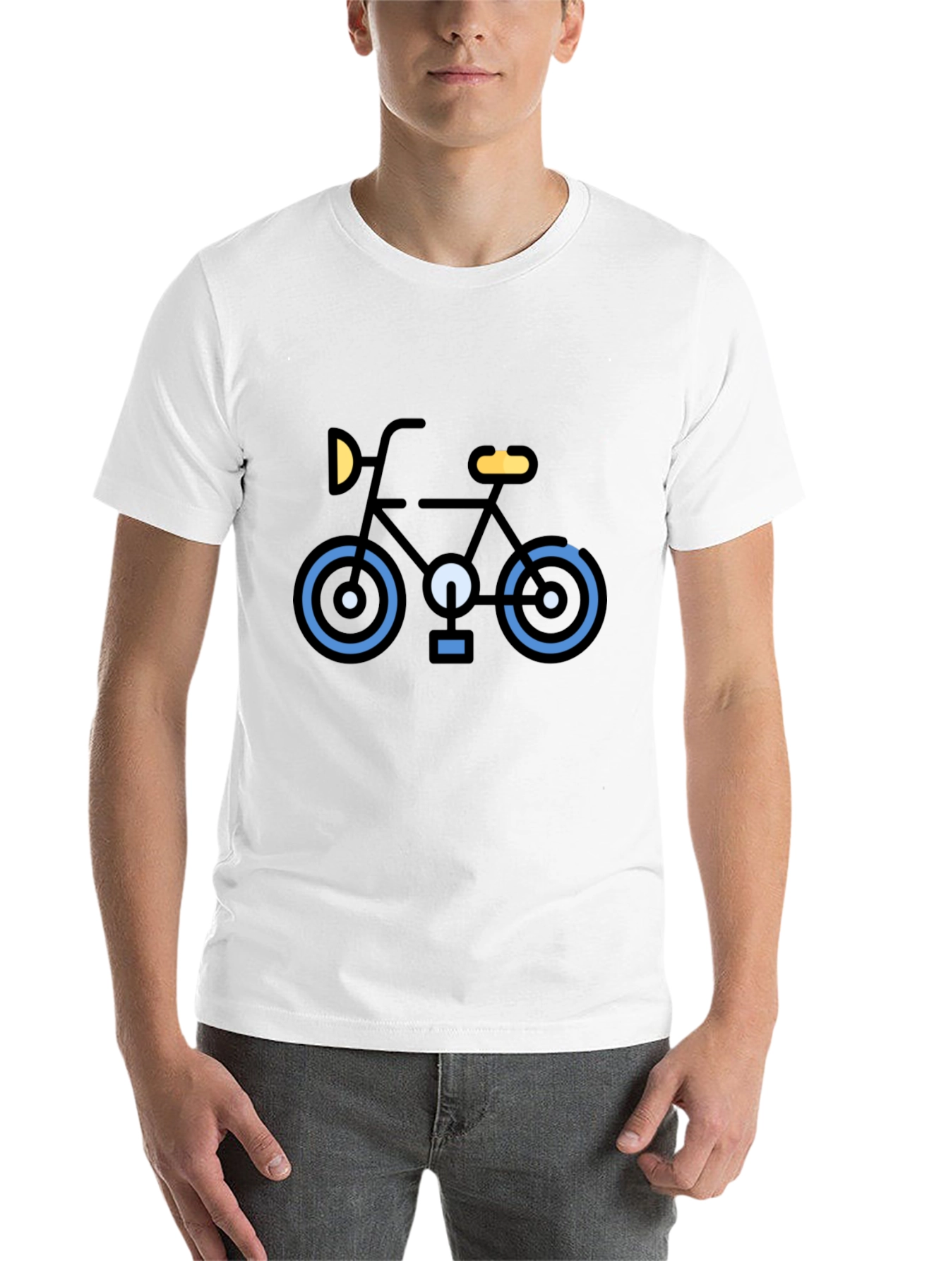 Black Bike Graphic Tee - Stylish & Comfortable Black T-Shirt view 14