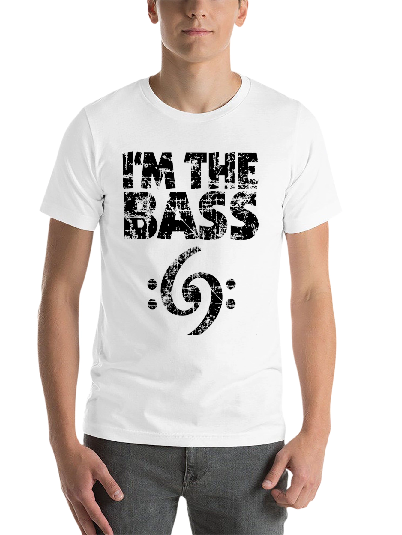 Black I'm the Bass T-Shirt - Music Lover Tee view 14