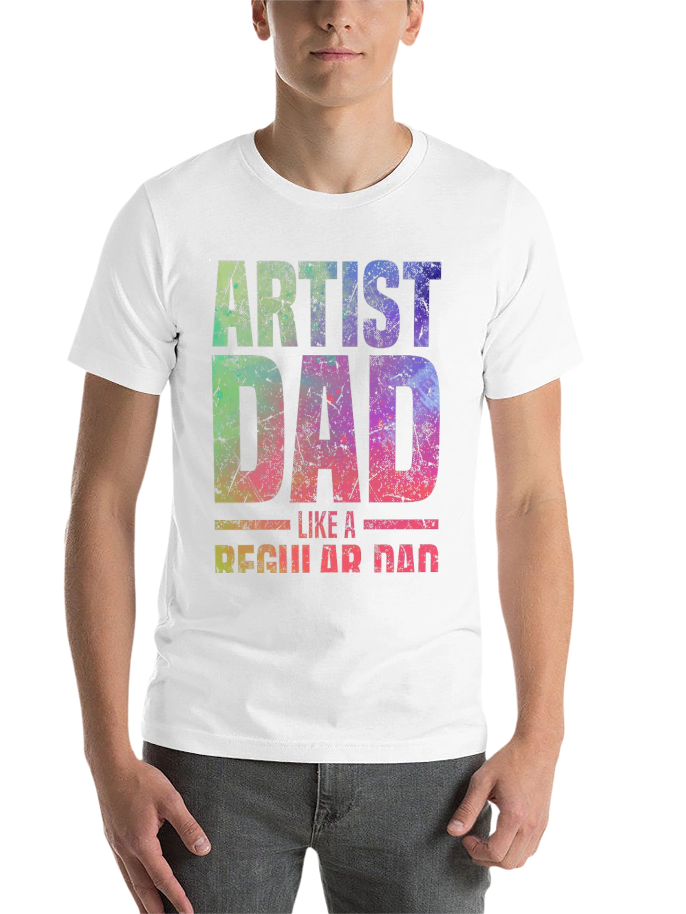 Artist Dad T-Shirt - Unique Graphic Tee - 14
