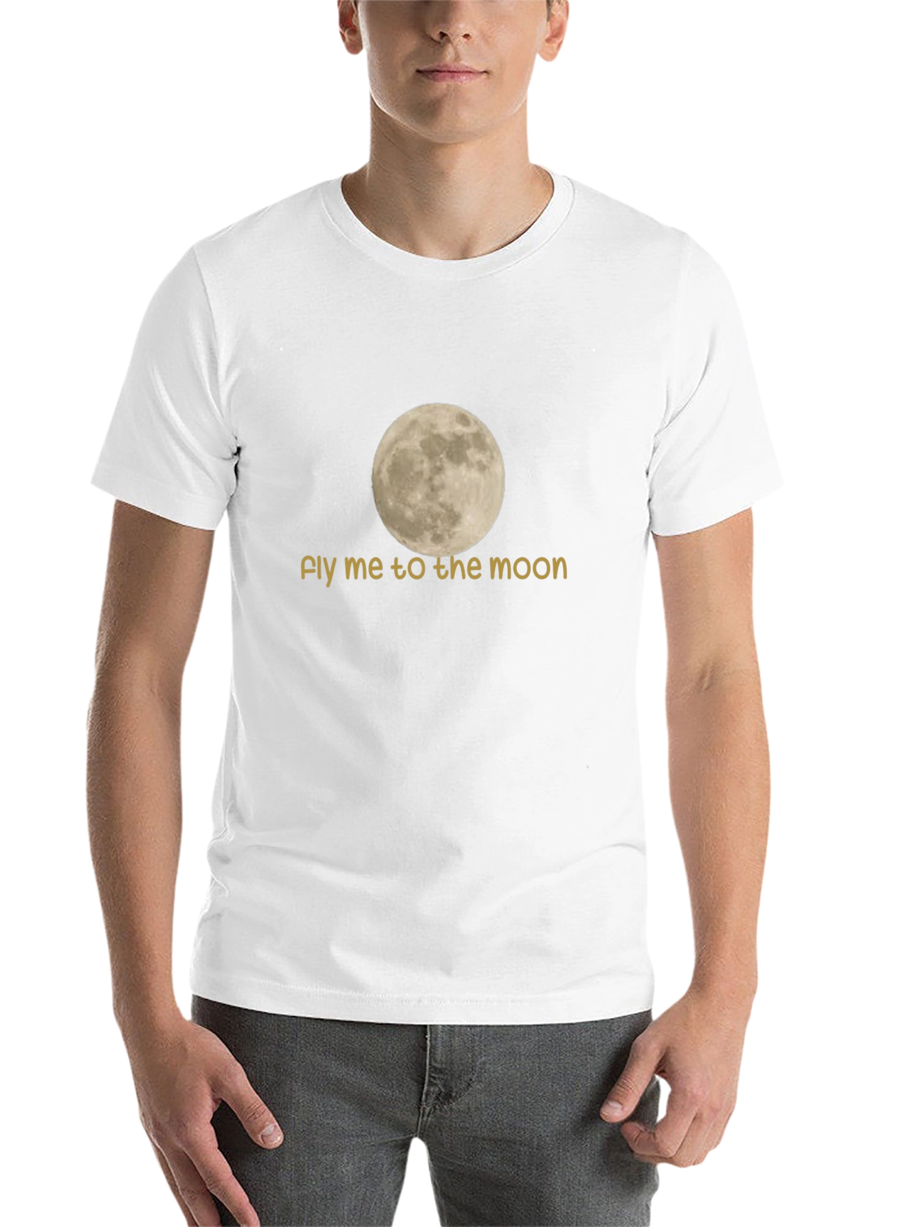 Black Fly Me To The Moon T-Shirt view 14