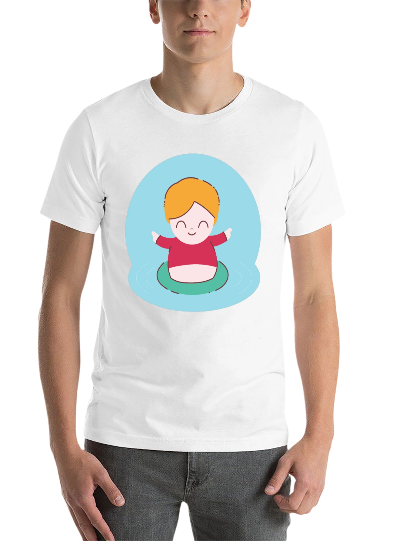 Black Cute Character Graphic T-Shirt - Playful Design view 14