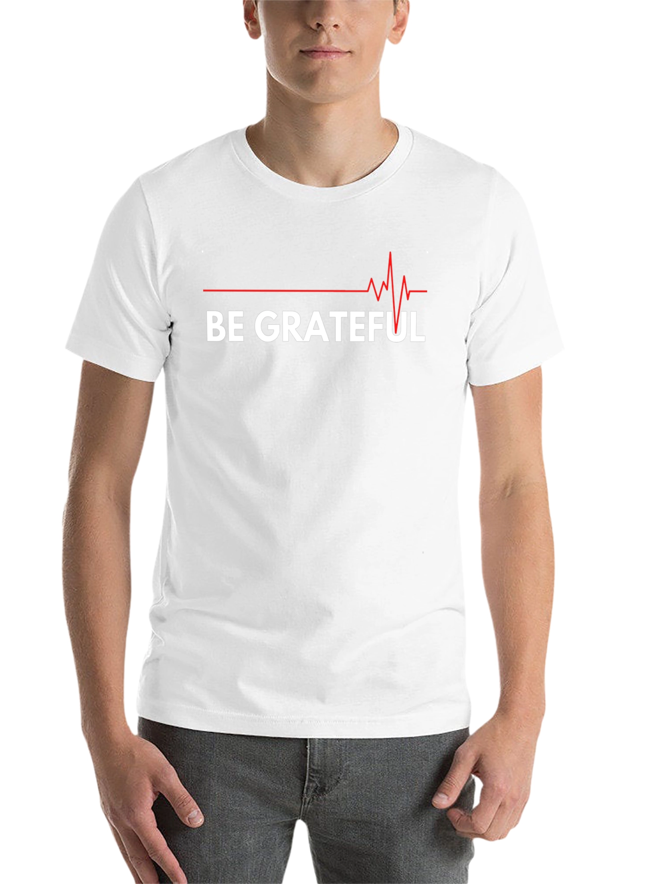 Black Be Grateful Graphic Tee - Black view 14