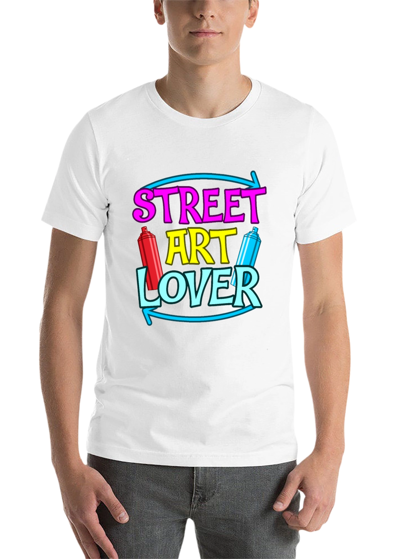 Black Street Art Lover T-Shirt Graffiti Artist Tee view 14