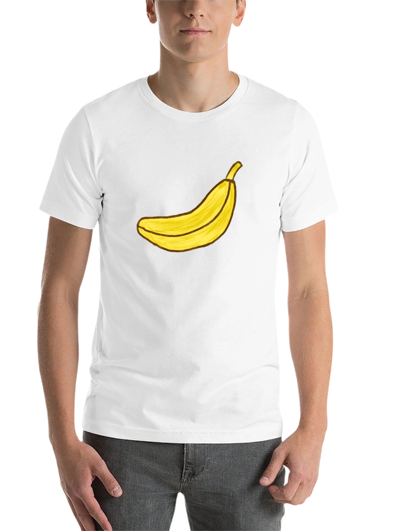 Black Banana Graphic Black T-Shirt - Funky Fruit Tee view 14