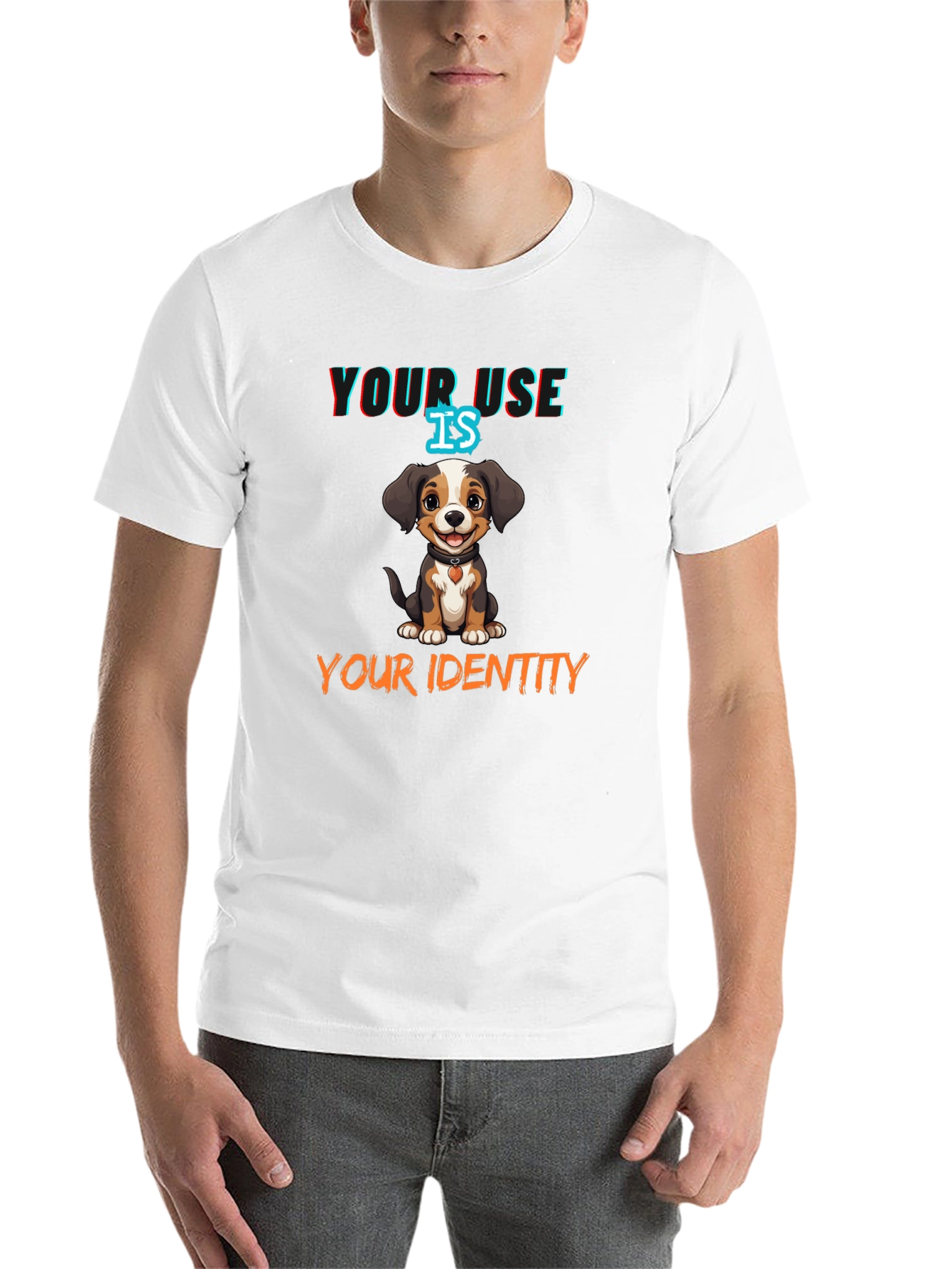 Black Dog Lover T-Shirt: "Your Use Is Your Identity" view 14