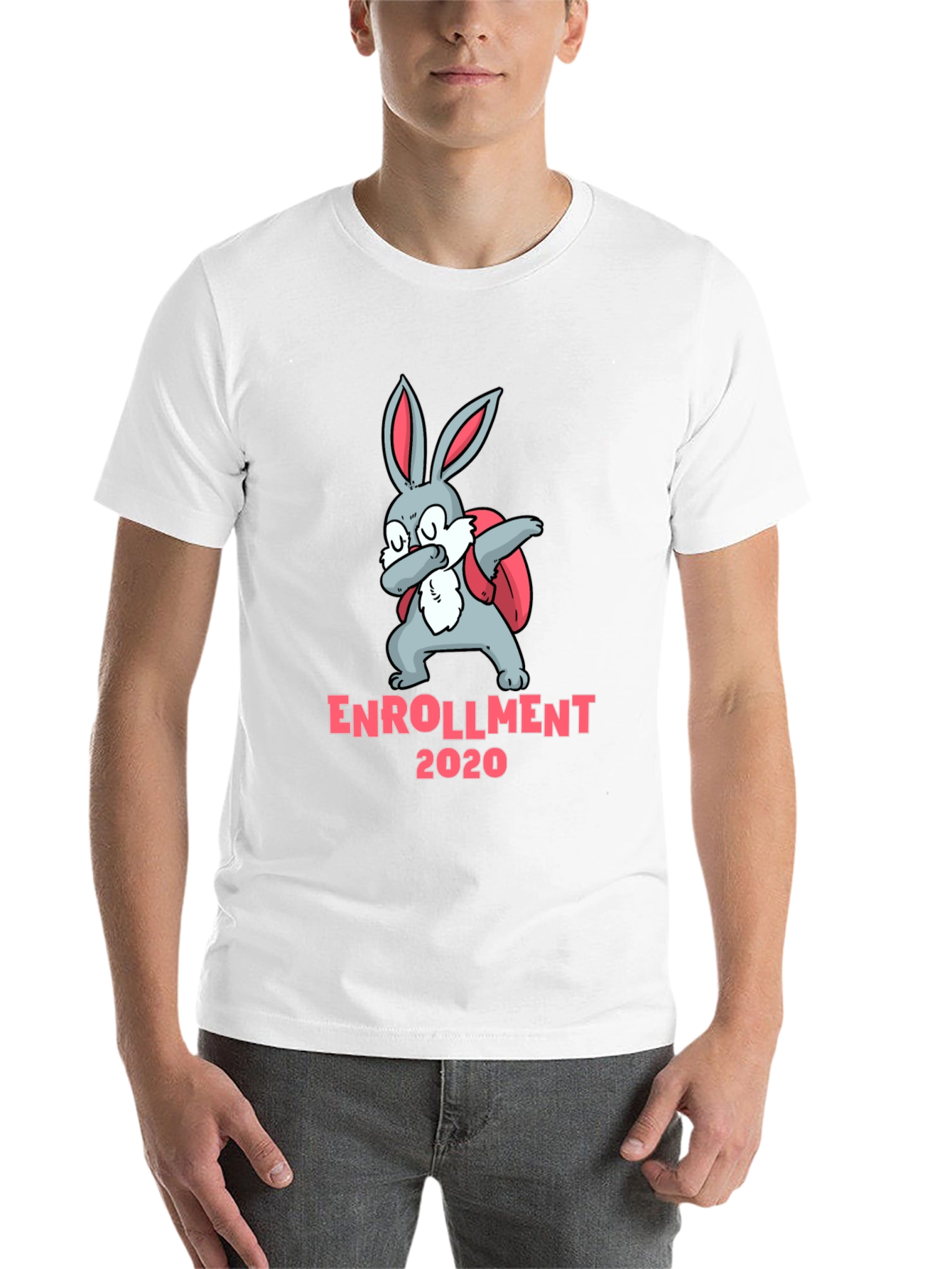 Black Enrollment 2020 Rabbit Dab T-Shirt view 14