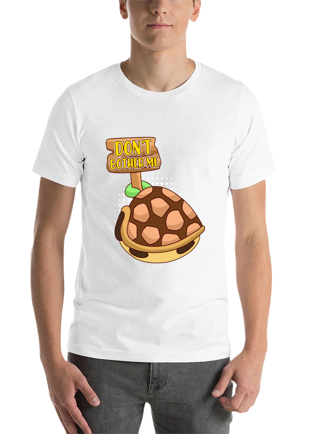 Black Don't Bother Me Turtle T-Shirt view 14