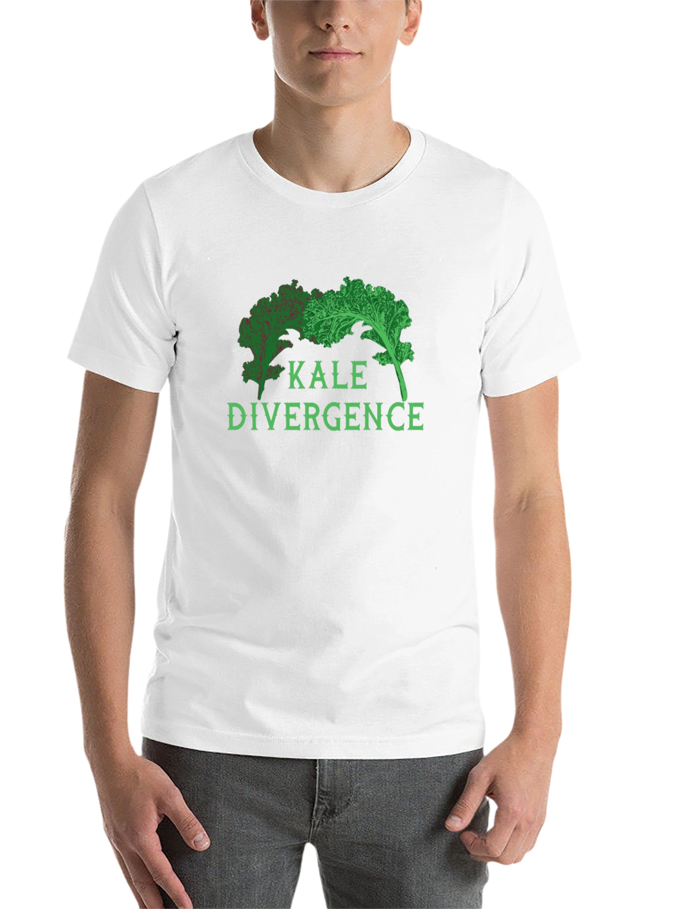 Black Kale Divergence Graphic T-Shirt - Vegan Tee view 14