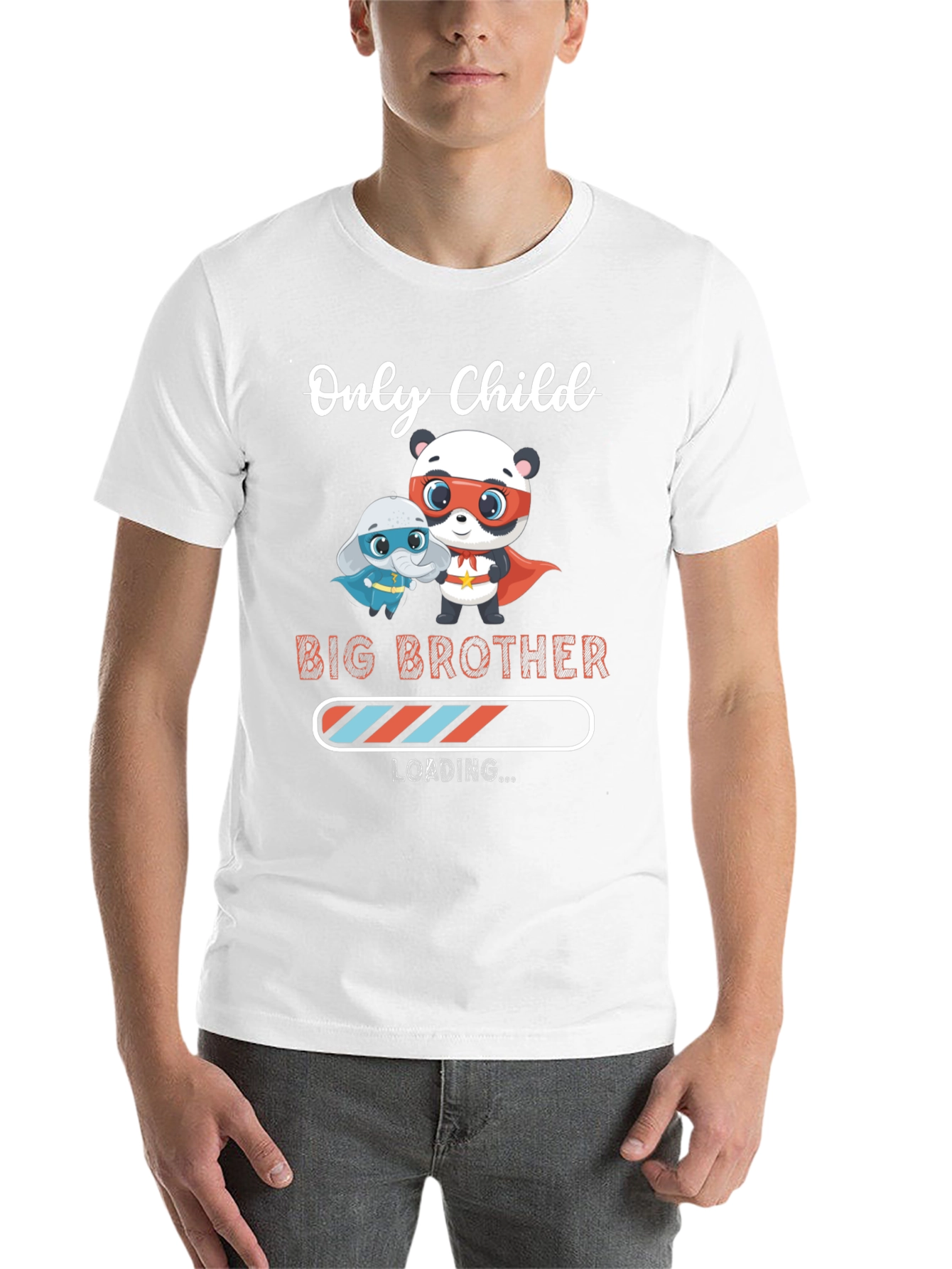 Black Big Brother Loading T-Shirt view 14