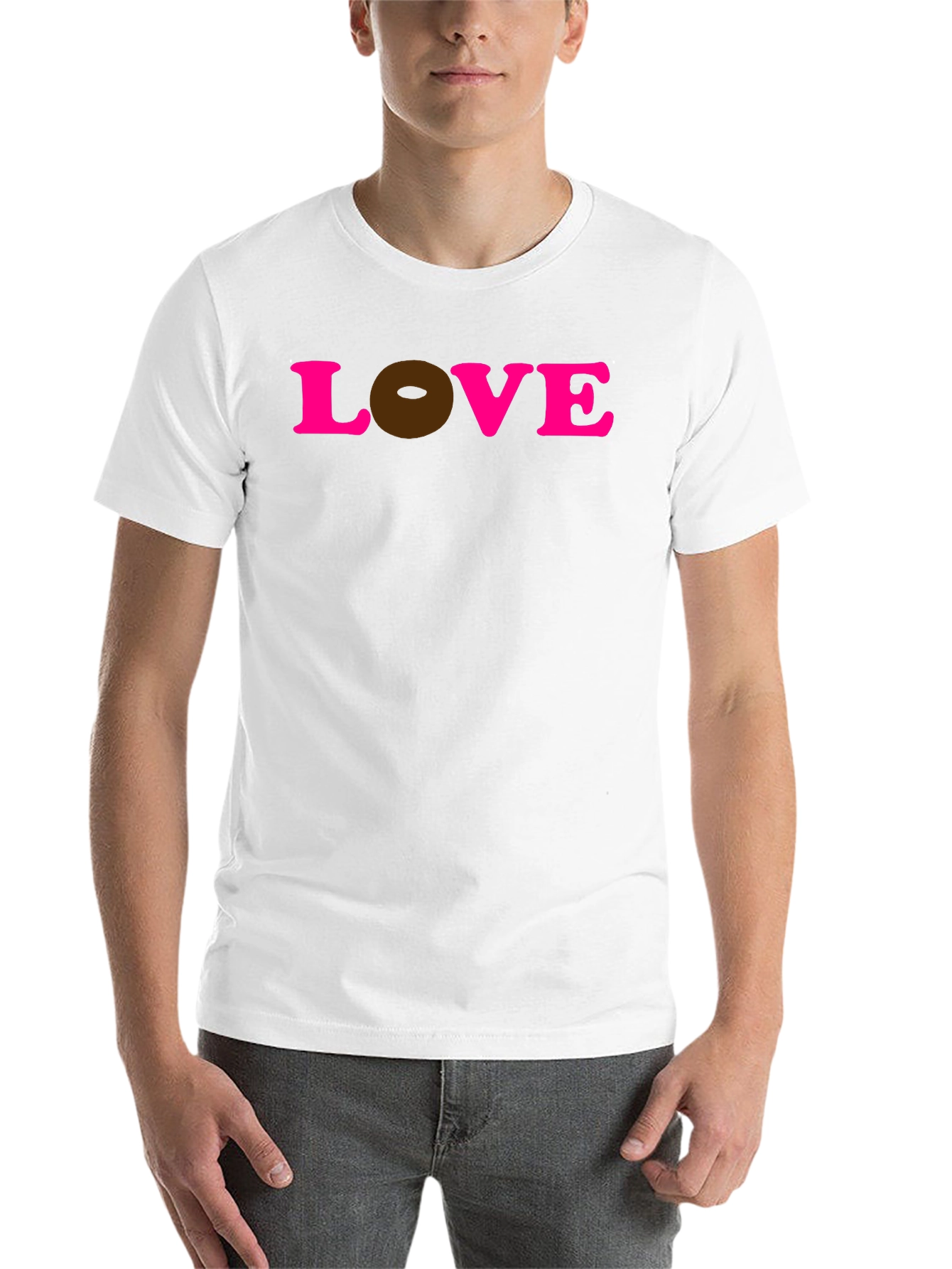Black Donut Love T-Shirt - Unique Design view 14