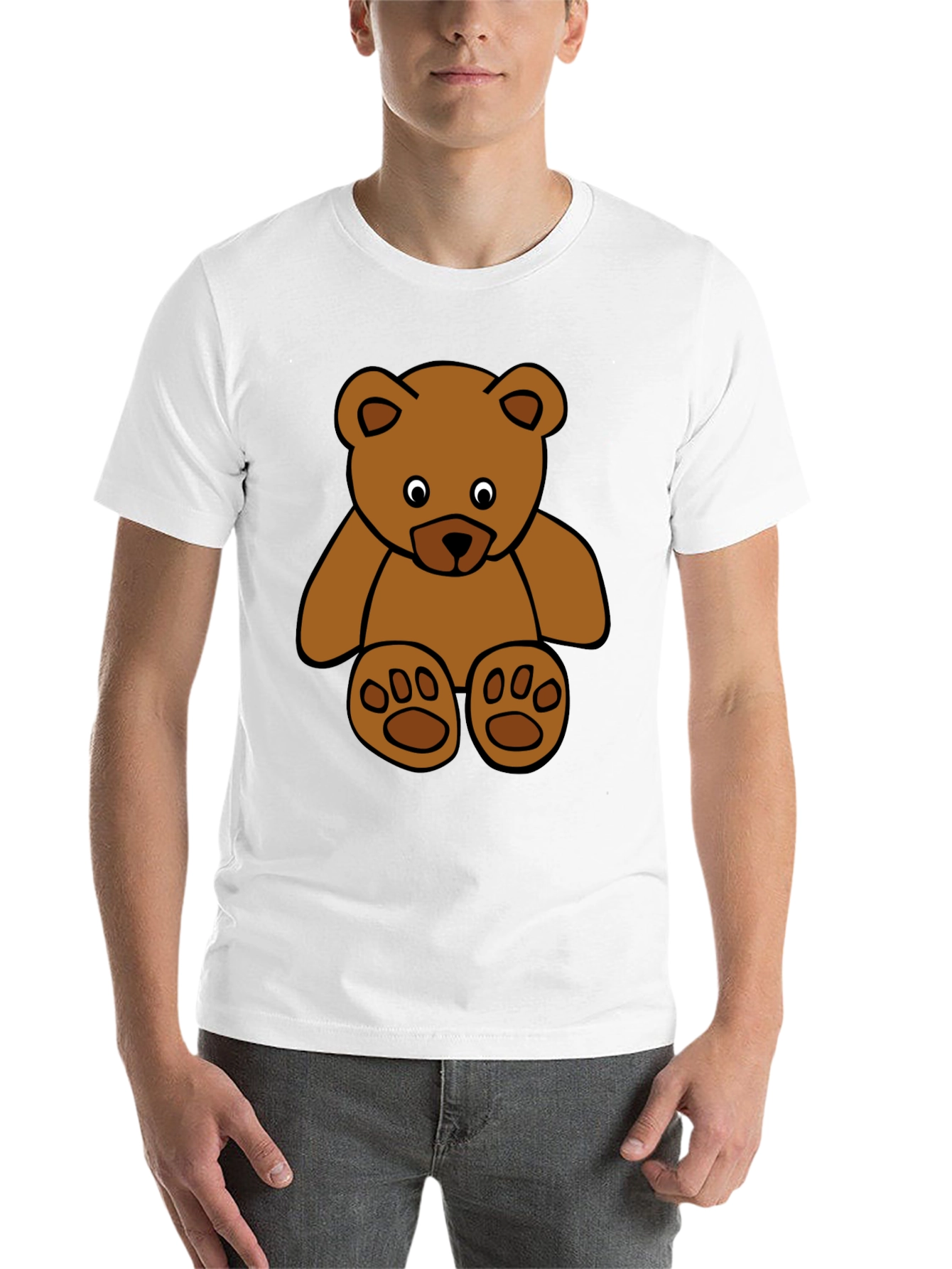 Black Teddy Bear Graphic T-Shirt view 14