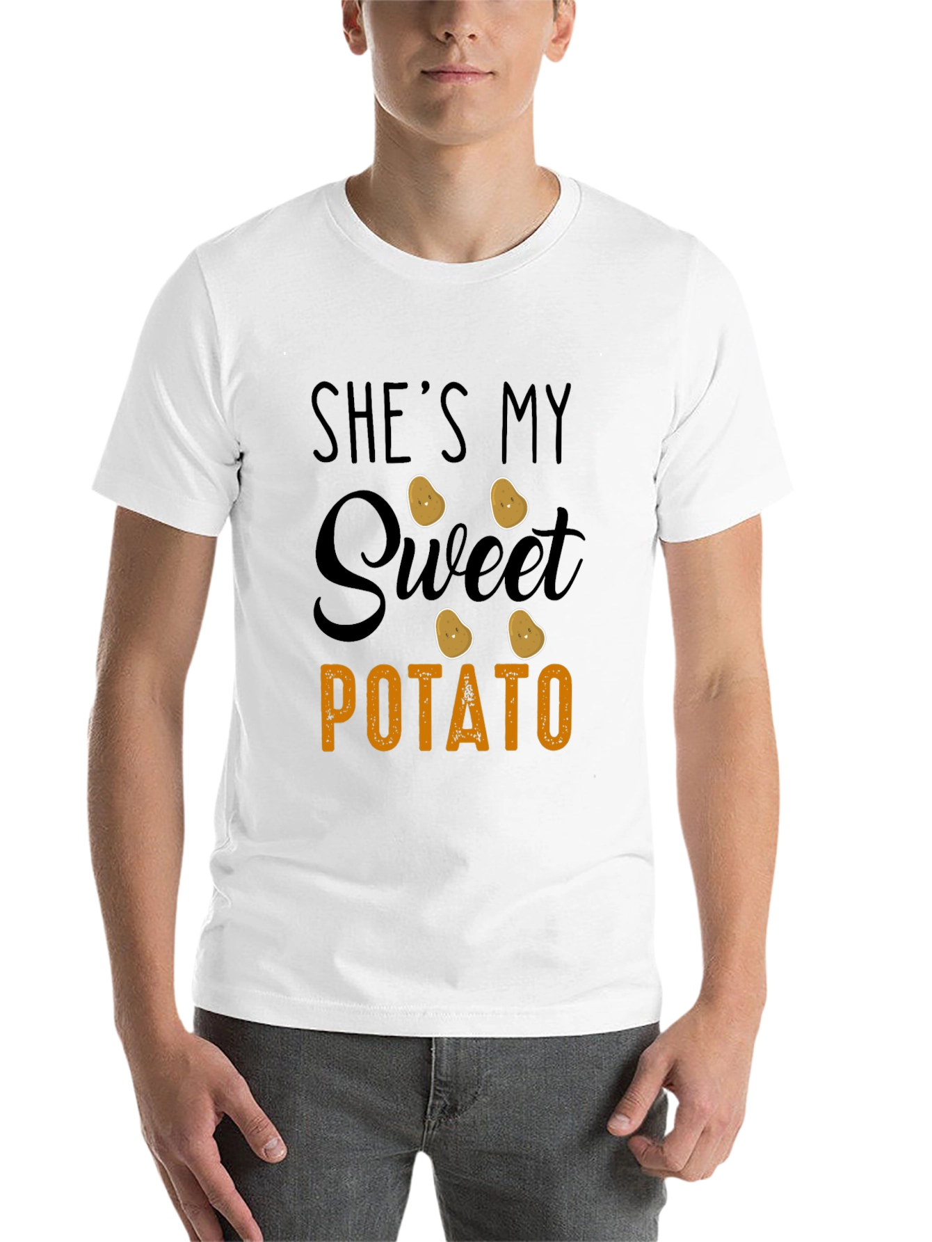 Black She's My Sweet Potato Graphic Tee view 14