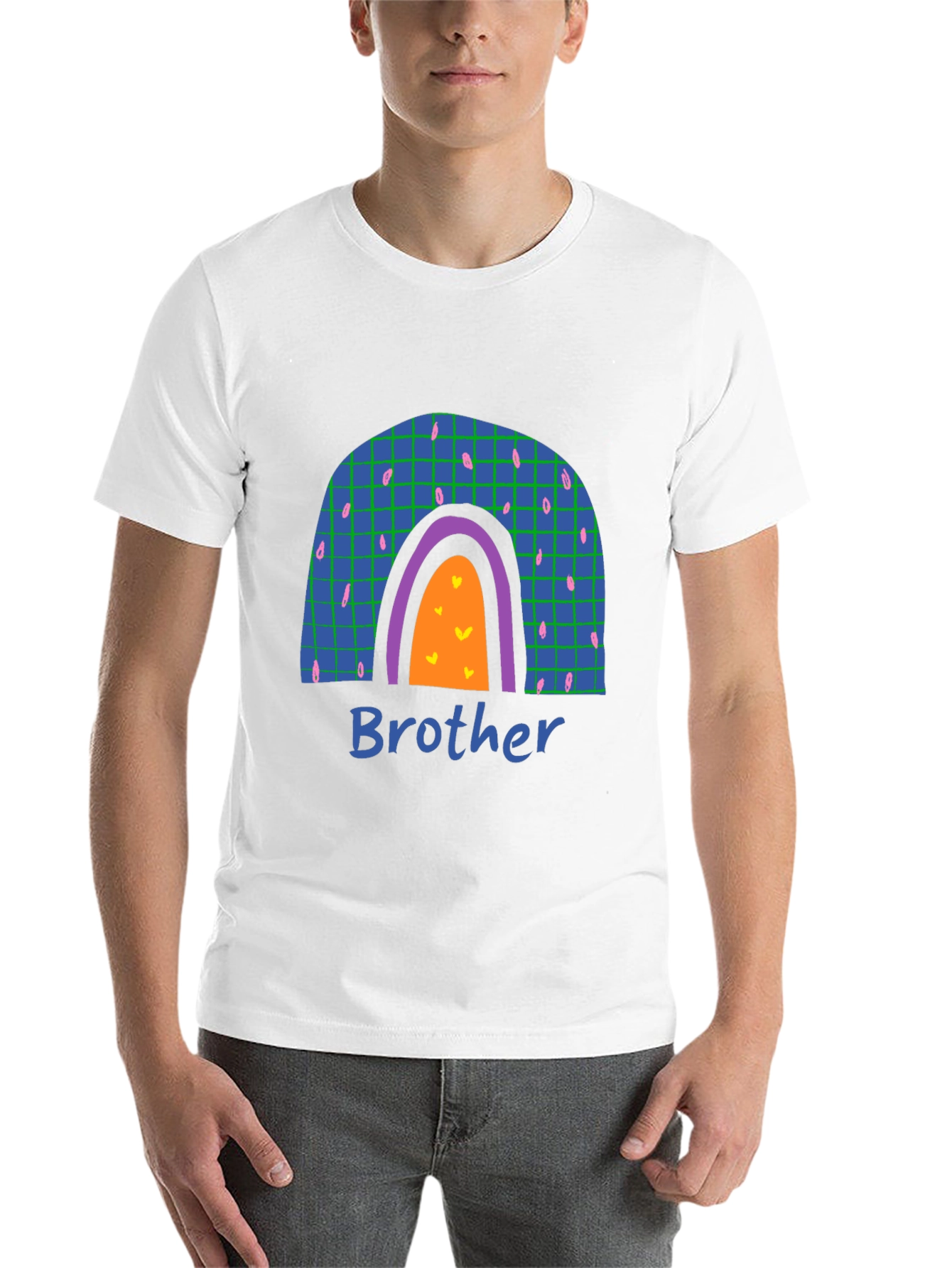 Black Brother Rainbow Graphic T-Shirt view 14