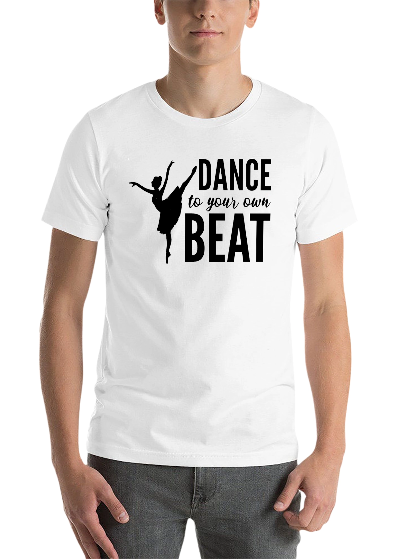 Black Dance to Your Own Beat T-Shirt view 14