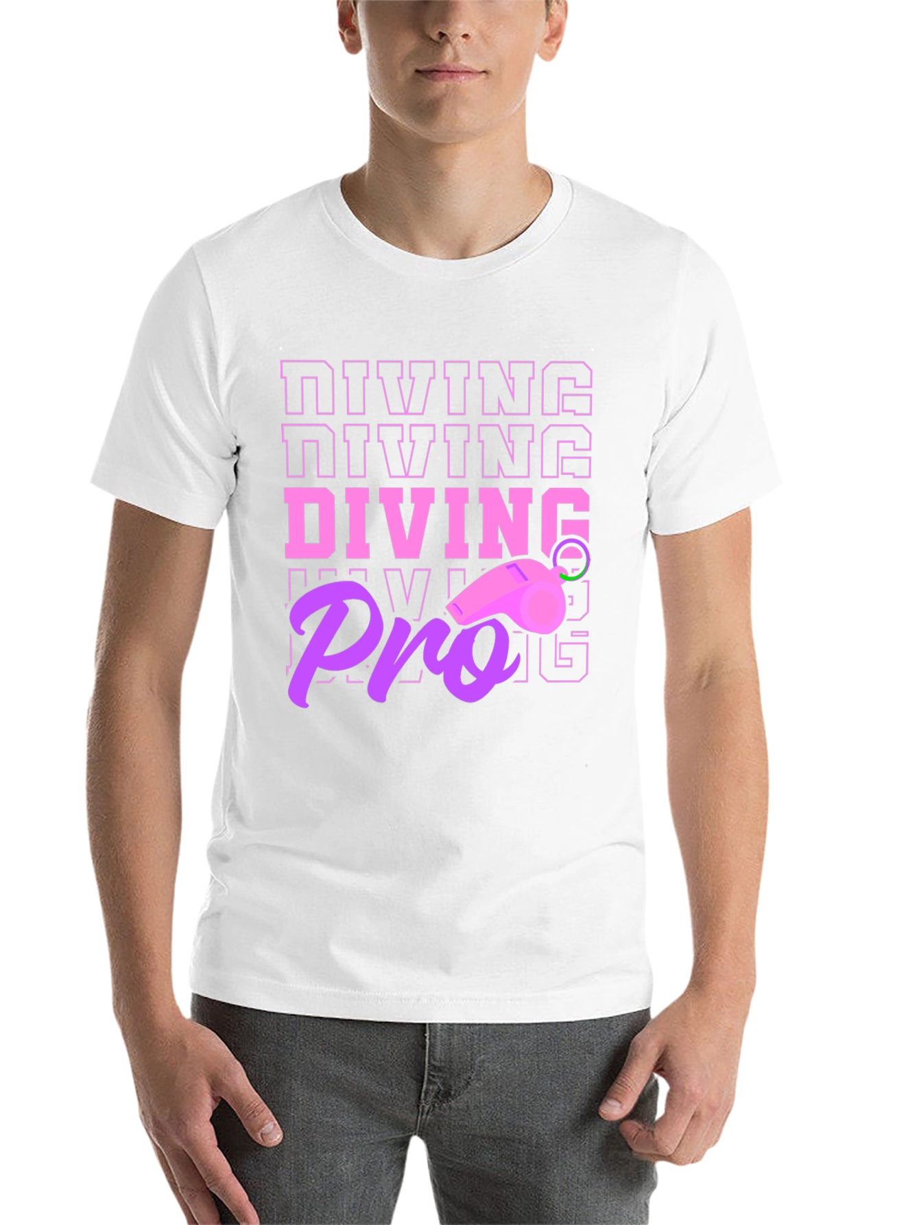 Black Diving Pro T-Shirt - Unique Design view 14