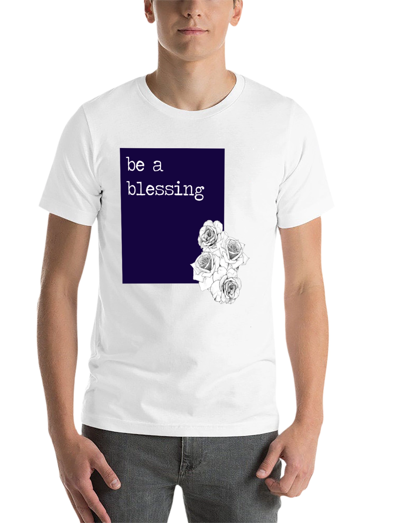 Black Be a Blessing Graphic T-Shirt view 14
