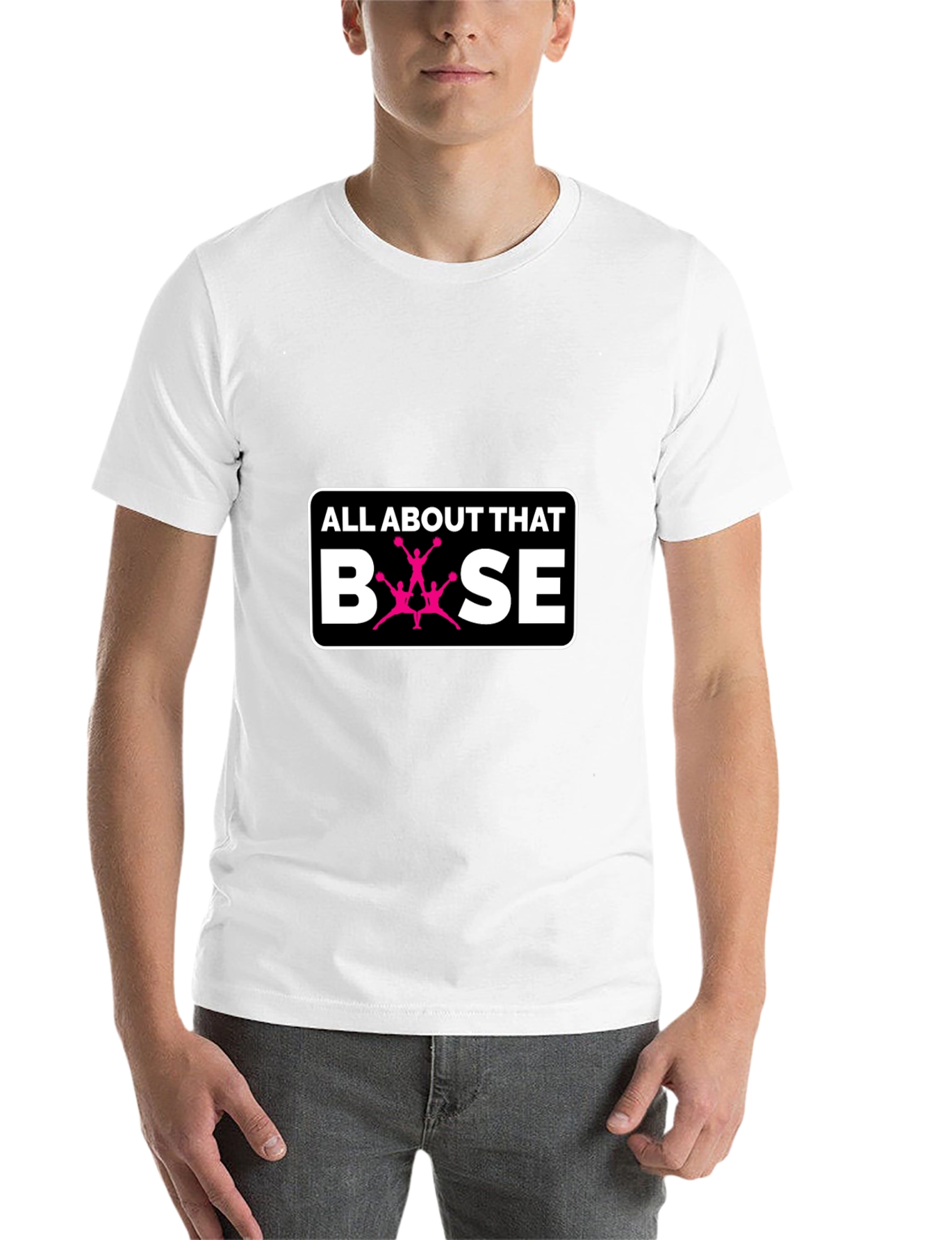 Black All About That Base Cheer T-Shirt view 14