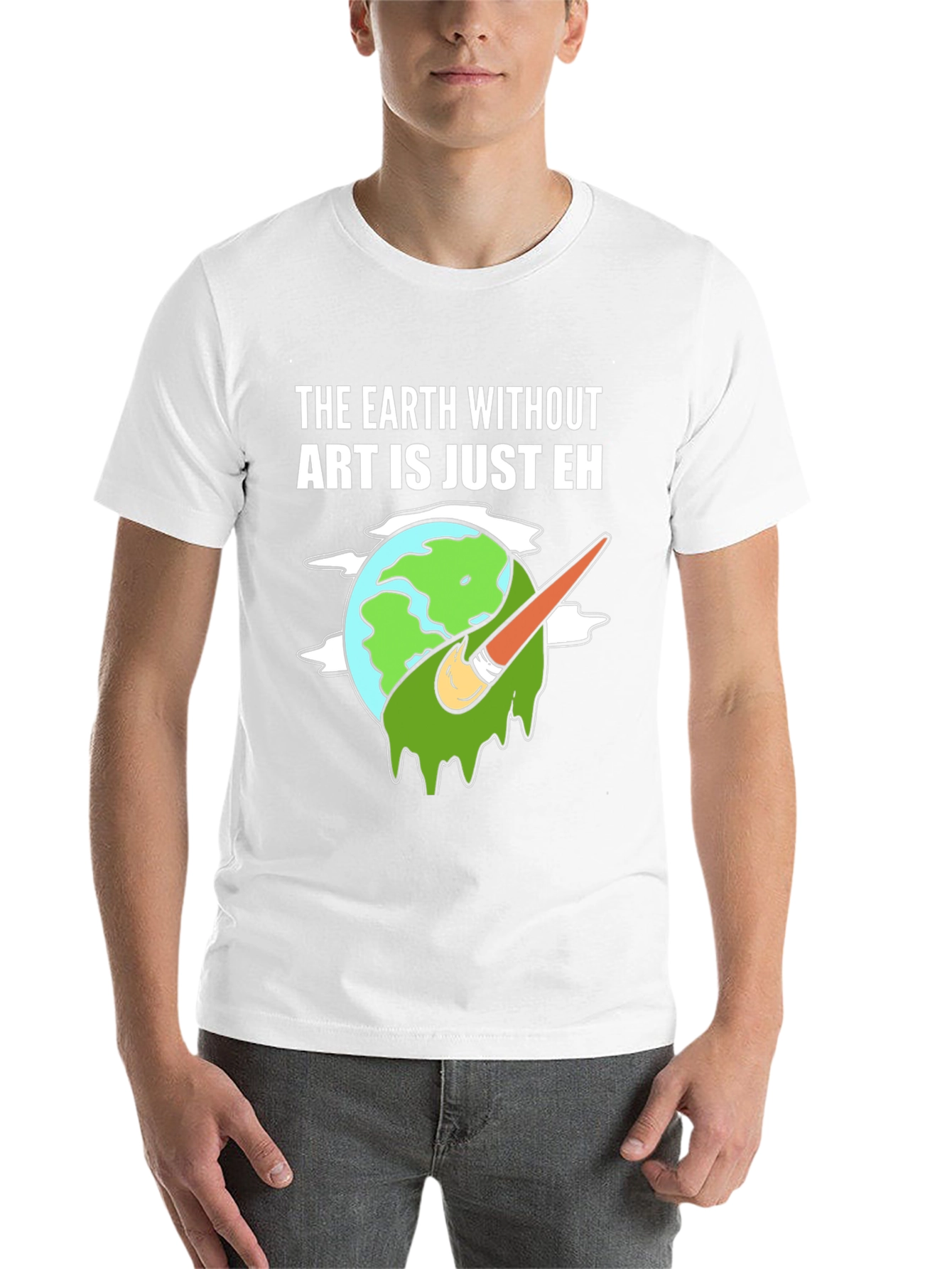 Black Art Lover Tee: Earth Without Art T-Shirt view 14