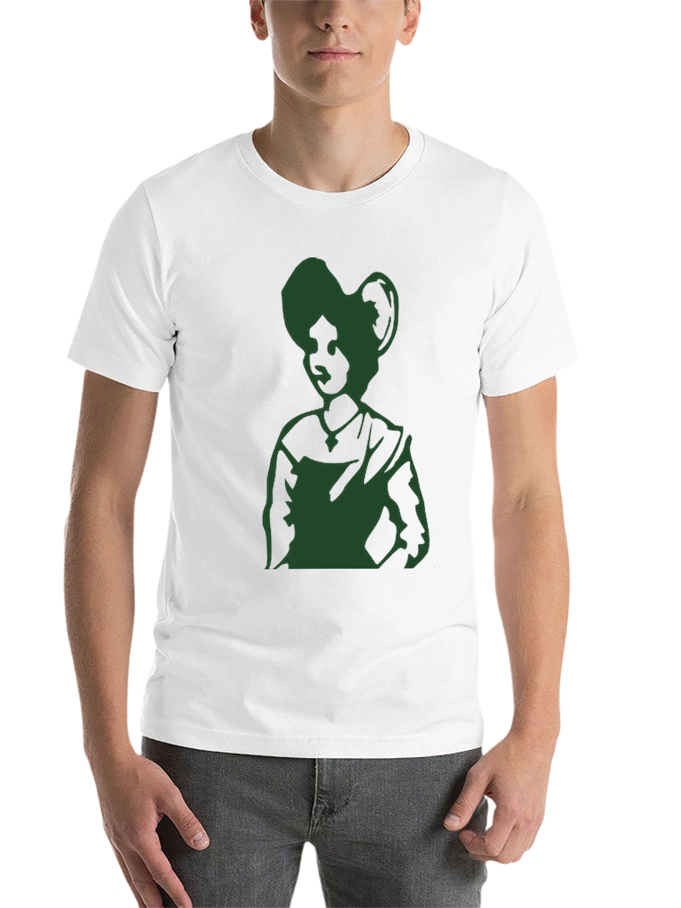 Black Silhouette Graphic Tee - Soft Cotton Blend view 14