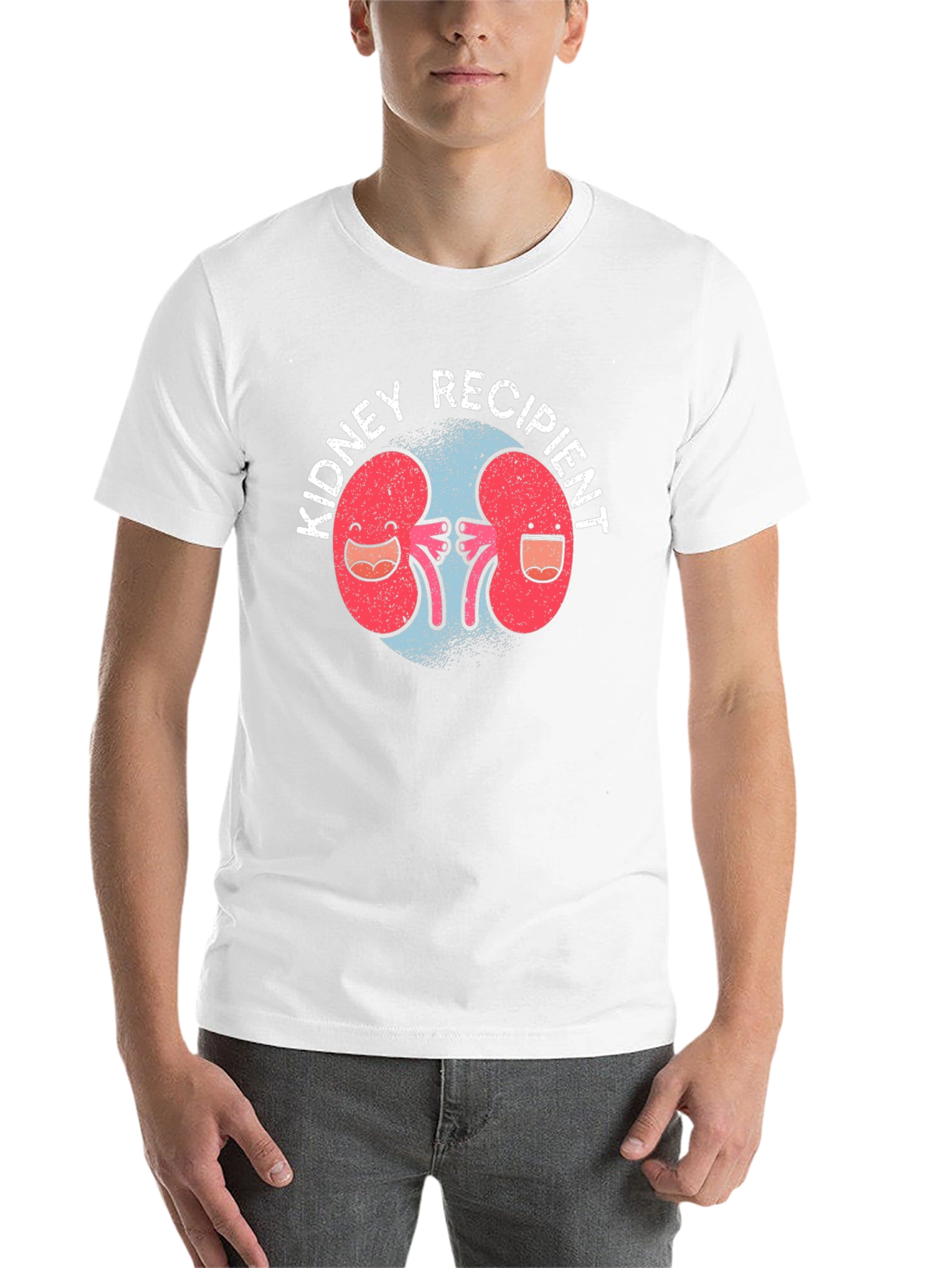 Kidney Recipient Graphic T-Shirt - Organ Donation Awareness Tee - 14
