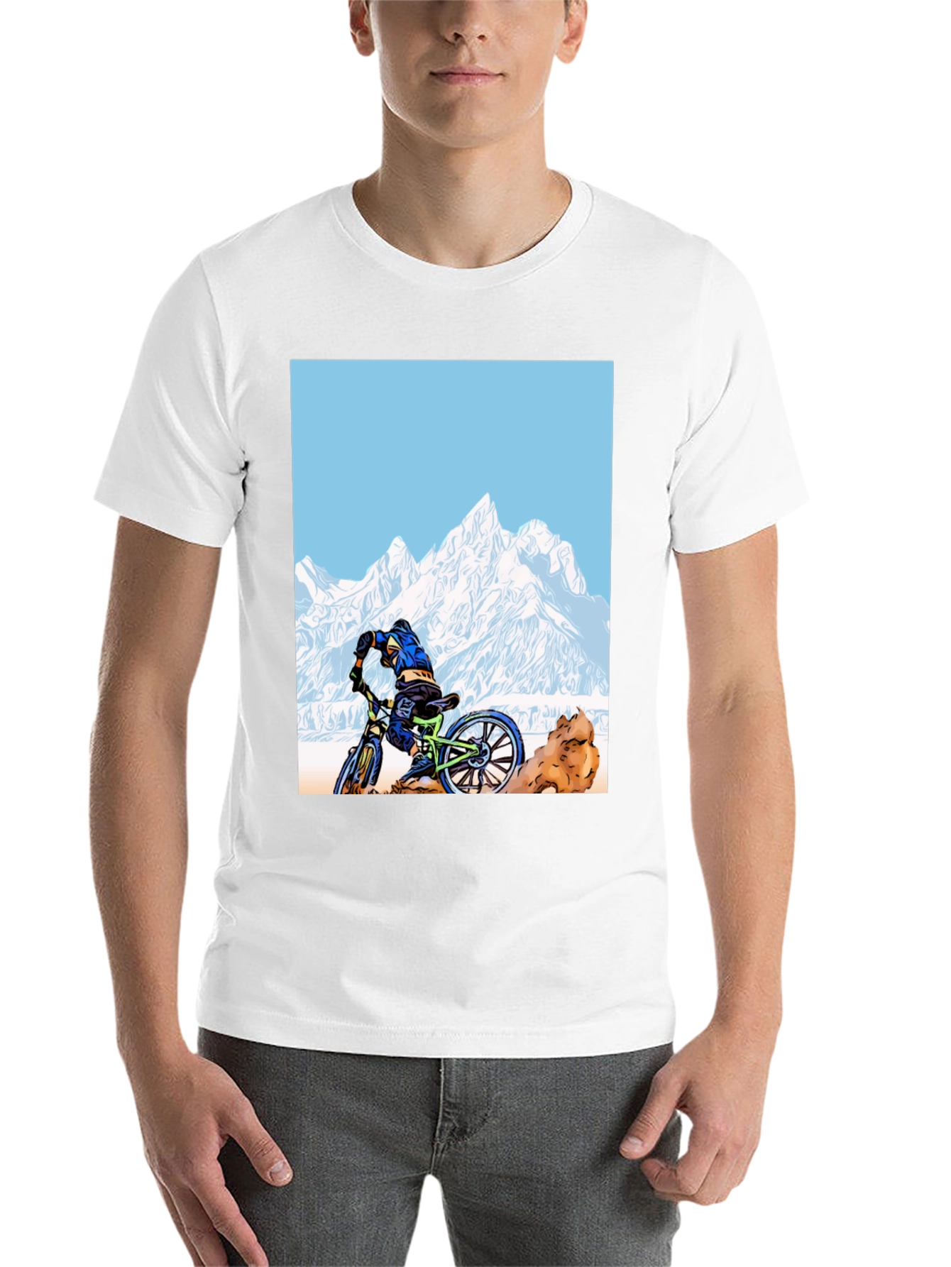 Black Mountain Biker Graphic Tee view 14