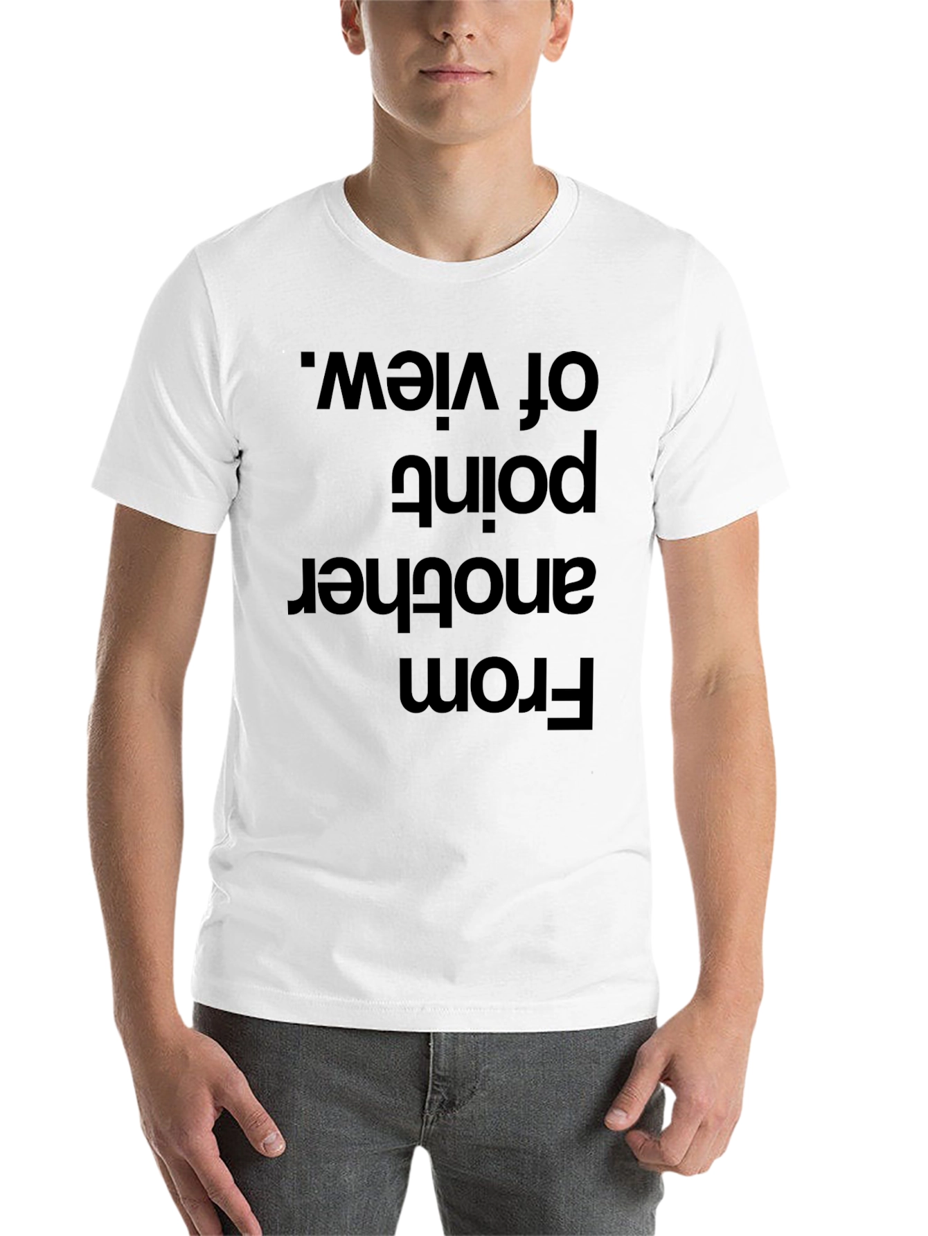 Black Perspective T-Shirt - From Another Point of View view 14