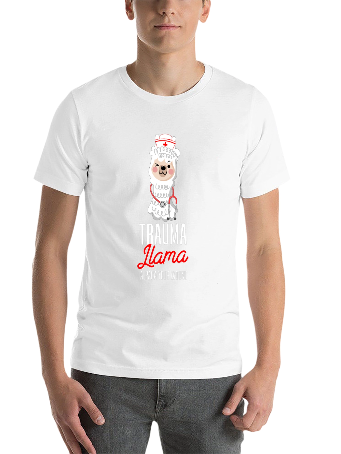 Trauma Llama T-Shirt - Alpaca Your Wound! - 14