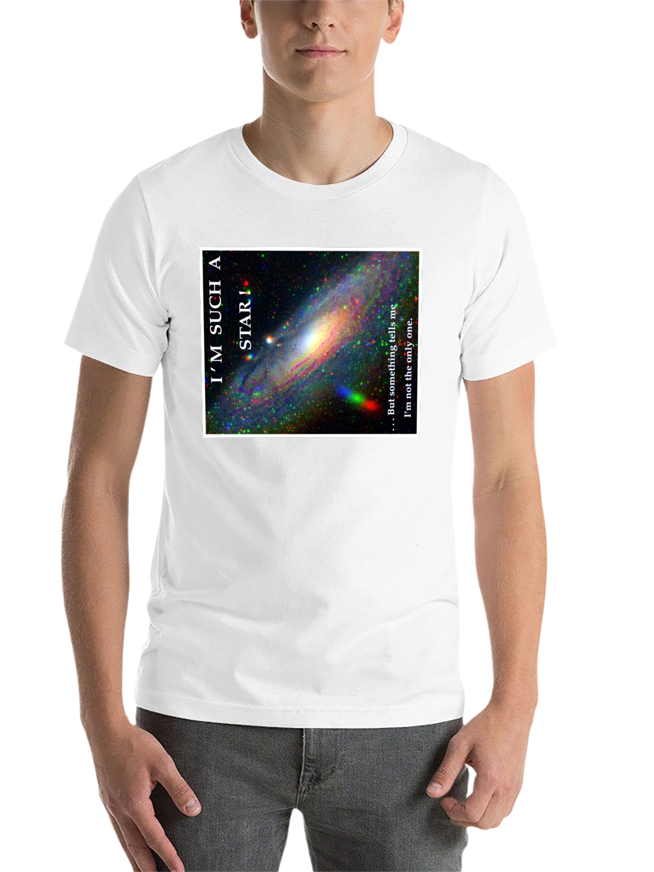 Black I'm Such a Star Galaxy Graphic T-Shirt view 14