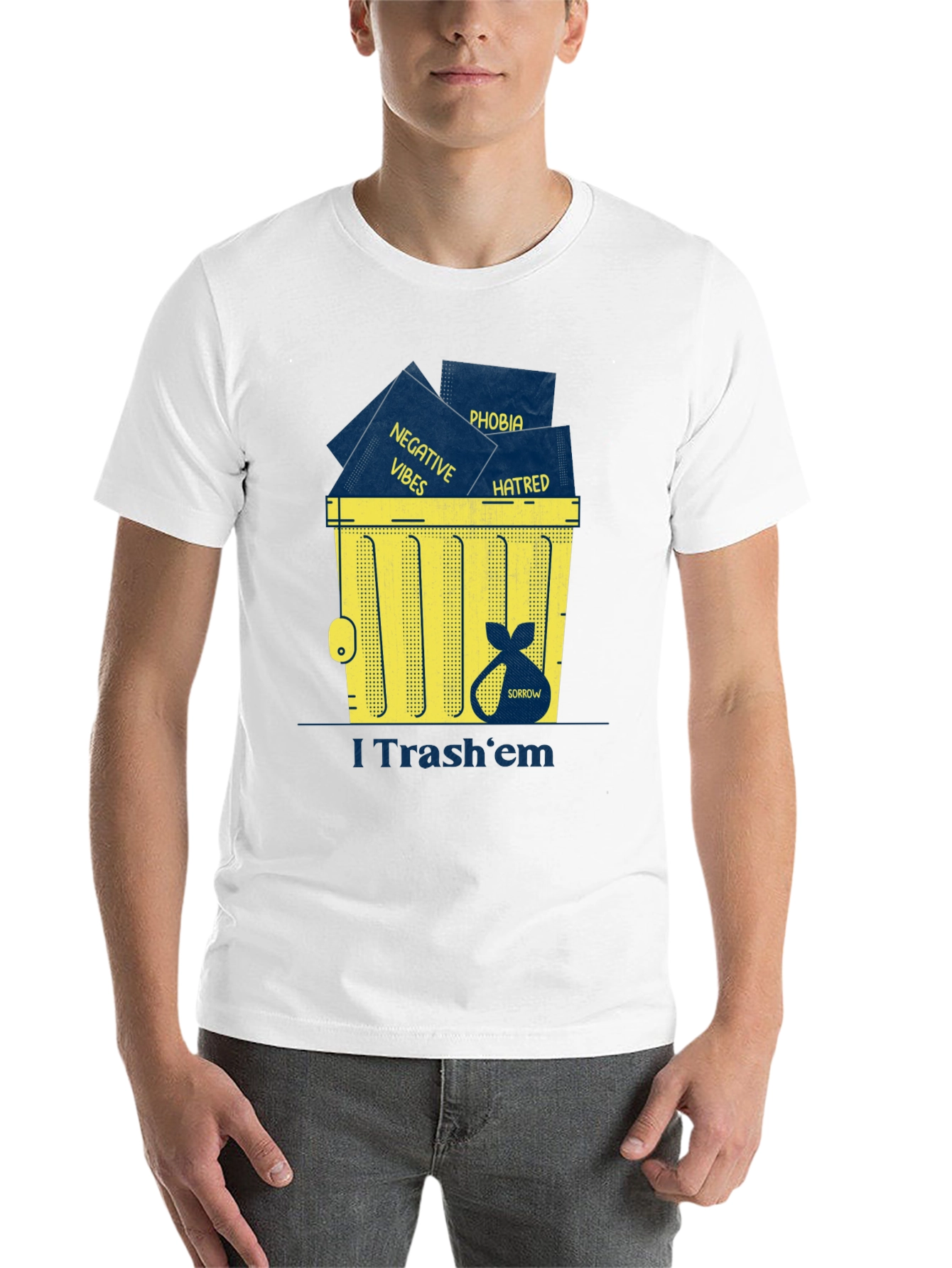Black I Trash 'em T-Shirt view 14