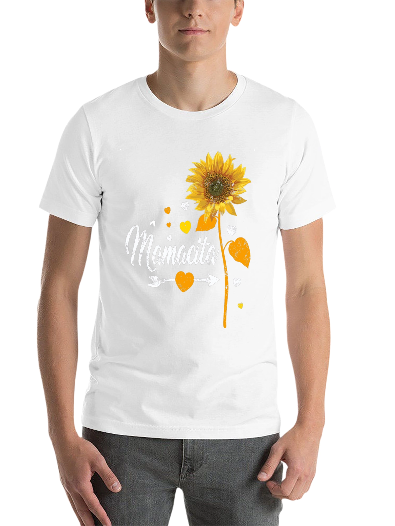 Black Mamcita Sunflower Graphic Tee - Cute & Casual view 14