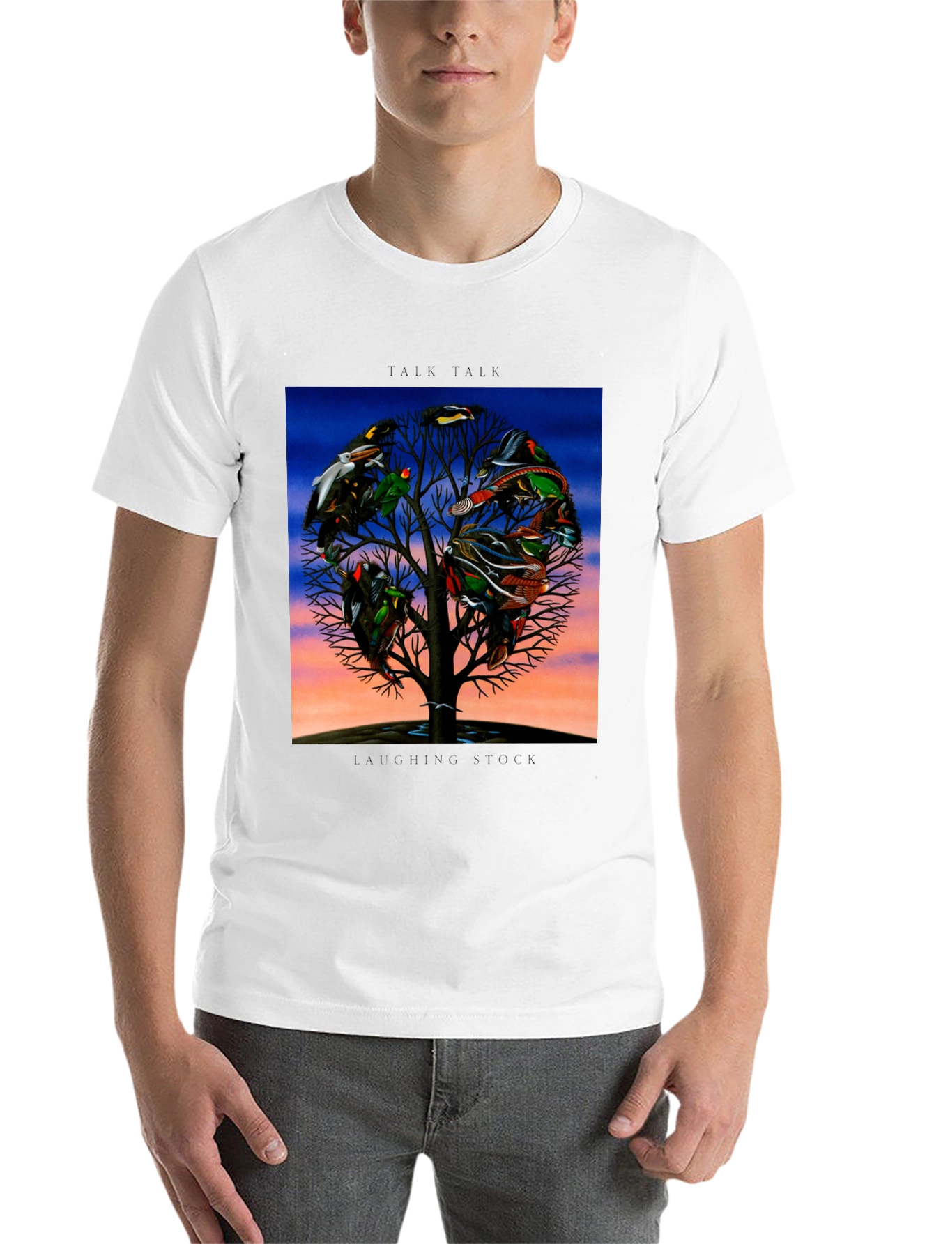 Black Bird Tree Graphic T-Shirt view 14