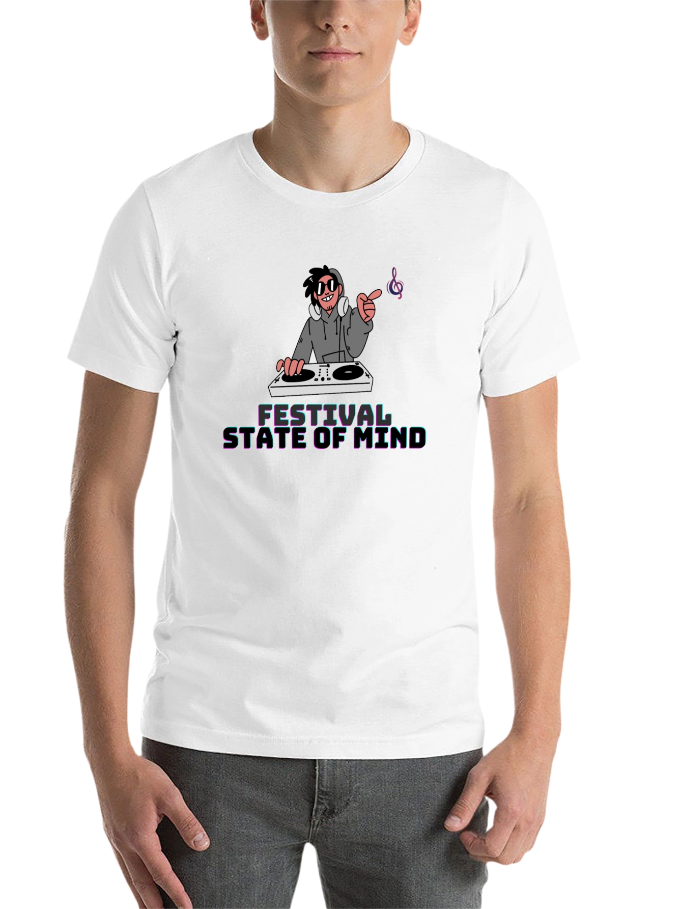 Black Festival State of Mind Graphic T-Shirt view 14