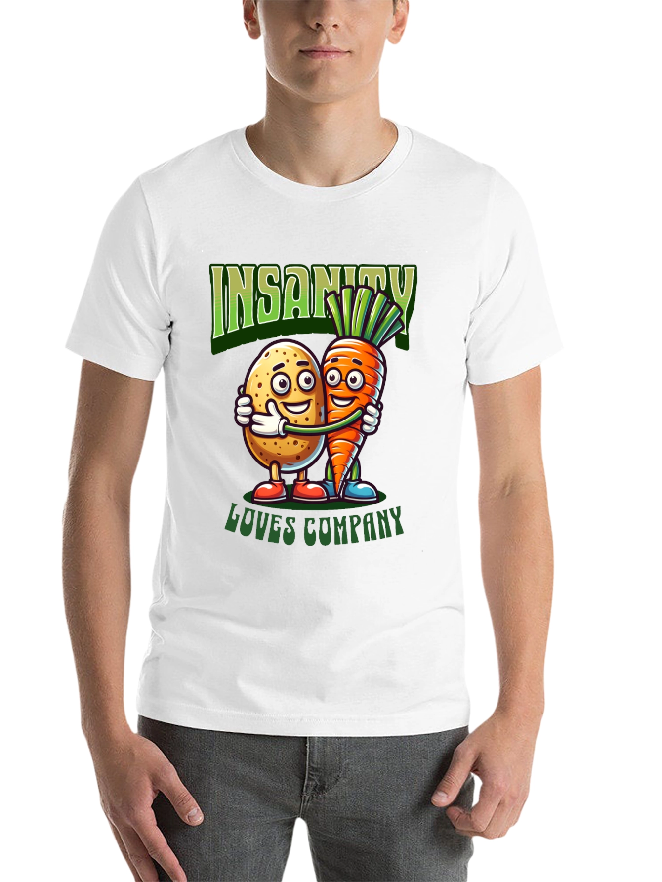 Black Insanity Loves Company Graphic Tee view 14