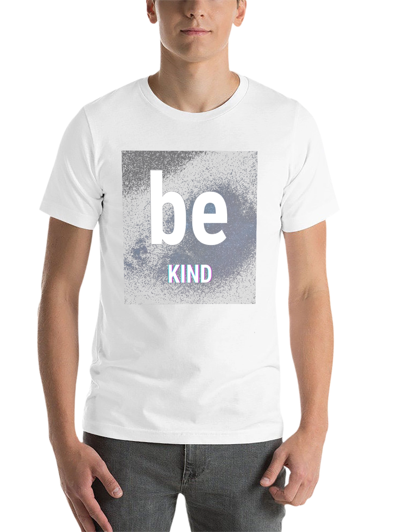 Black Be Kind Graphic T-Shirt - Black Crew Neck Tee view 14