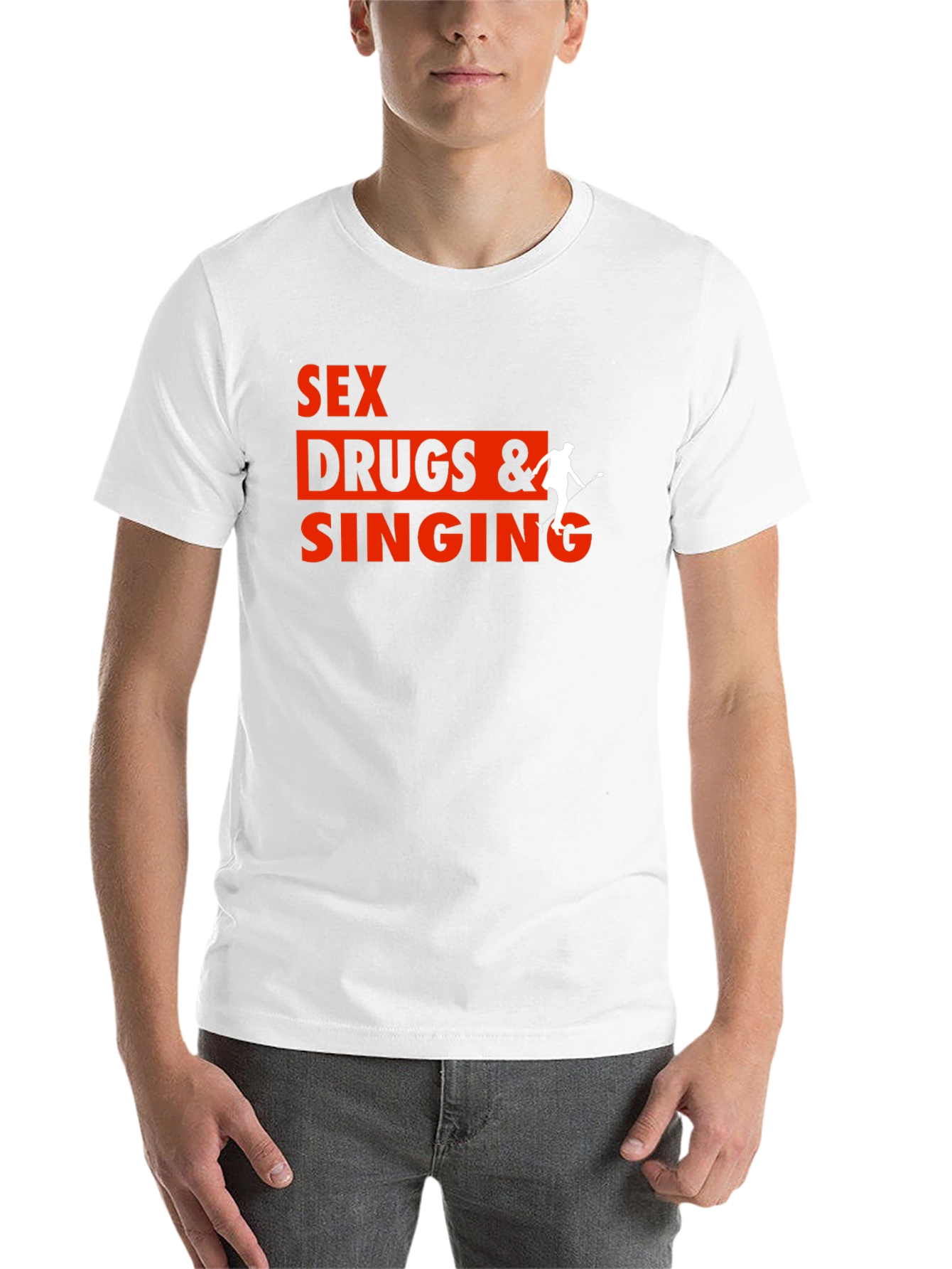 Black Sex Drugs & Singing Graphic Tee view 14