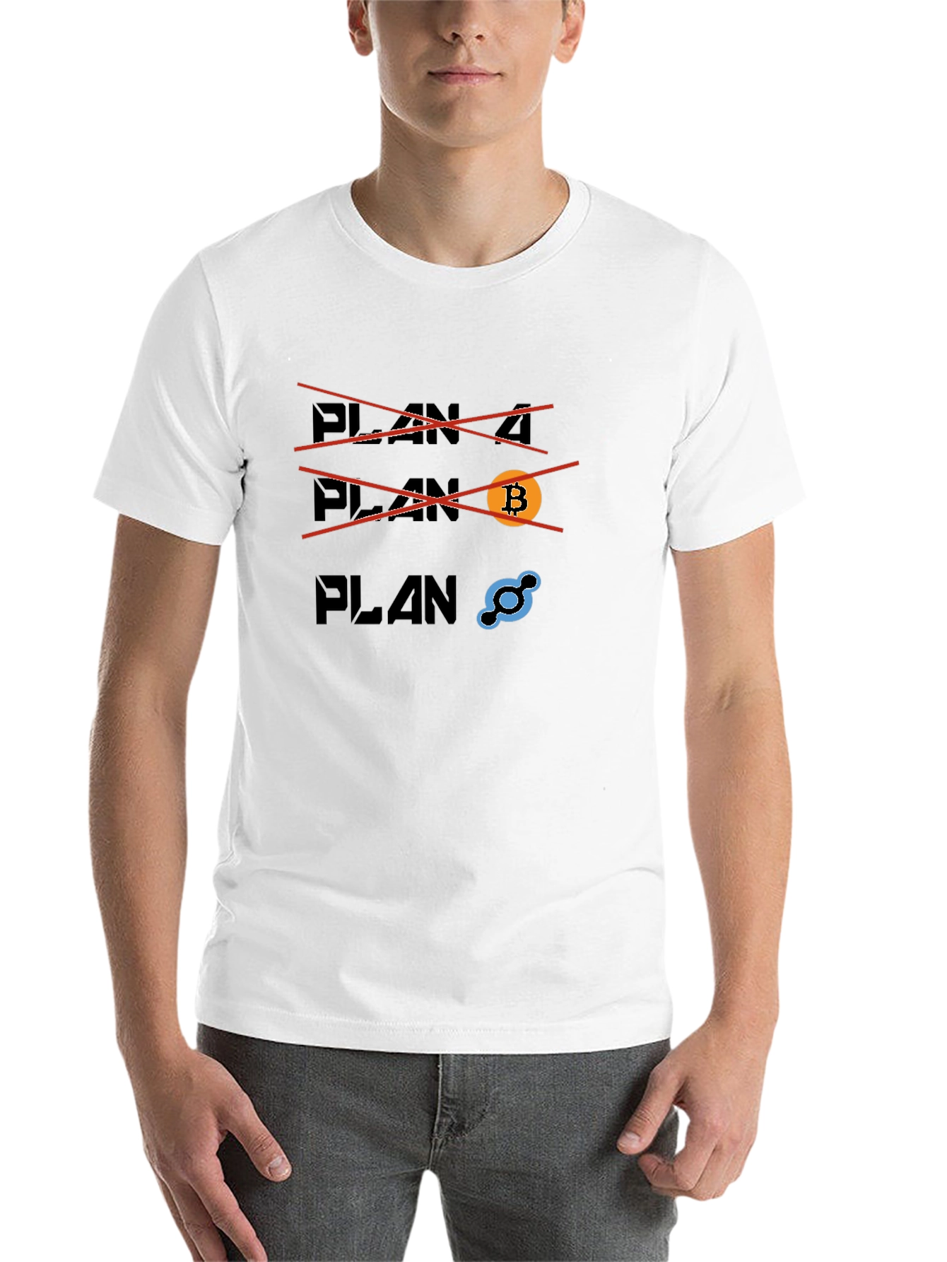 Black Crypto Plan T-Shirt - Bitcoin & Helium view 14