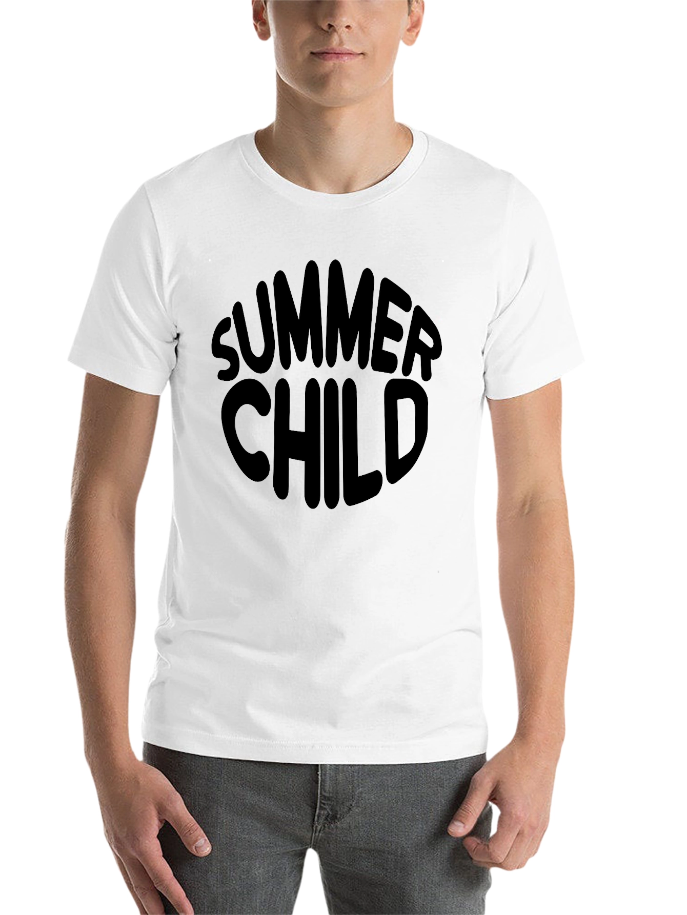 Black Summer Child Graphic T-Shirt view 14