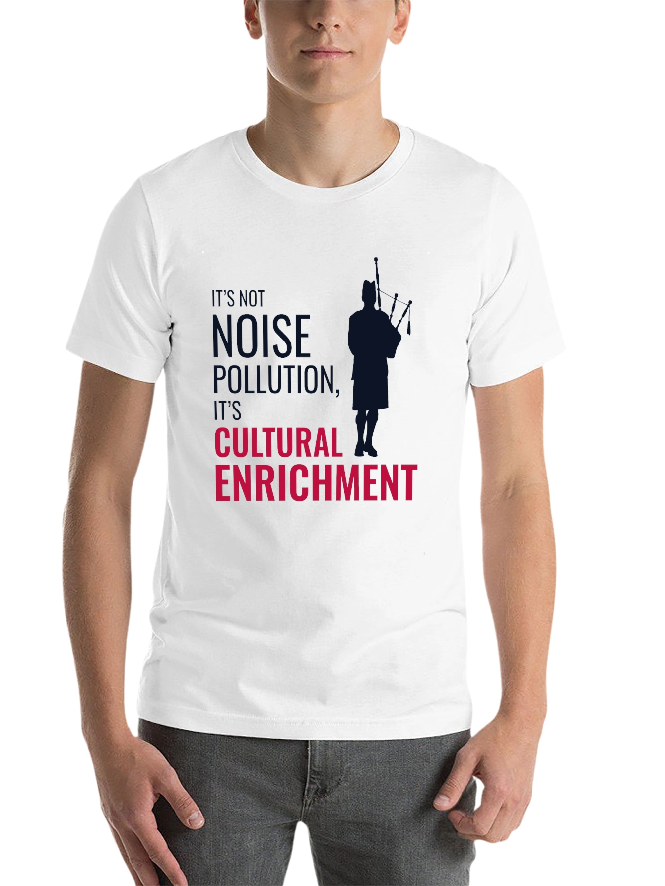 Cultural Enrichment Graphic Tee - Black Cotton T-Shirt - 14