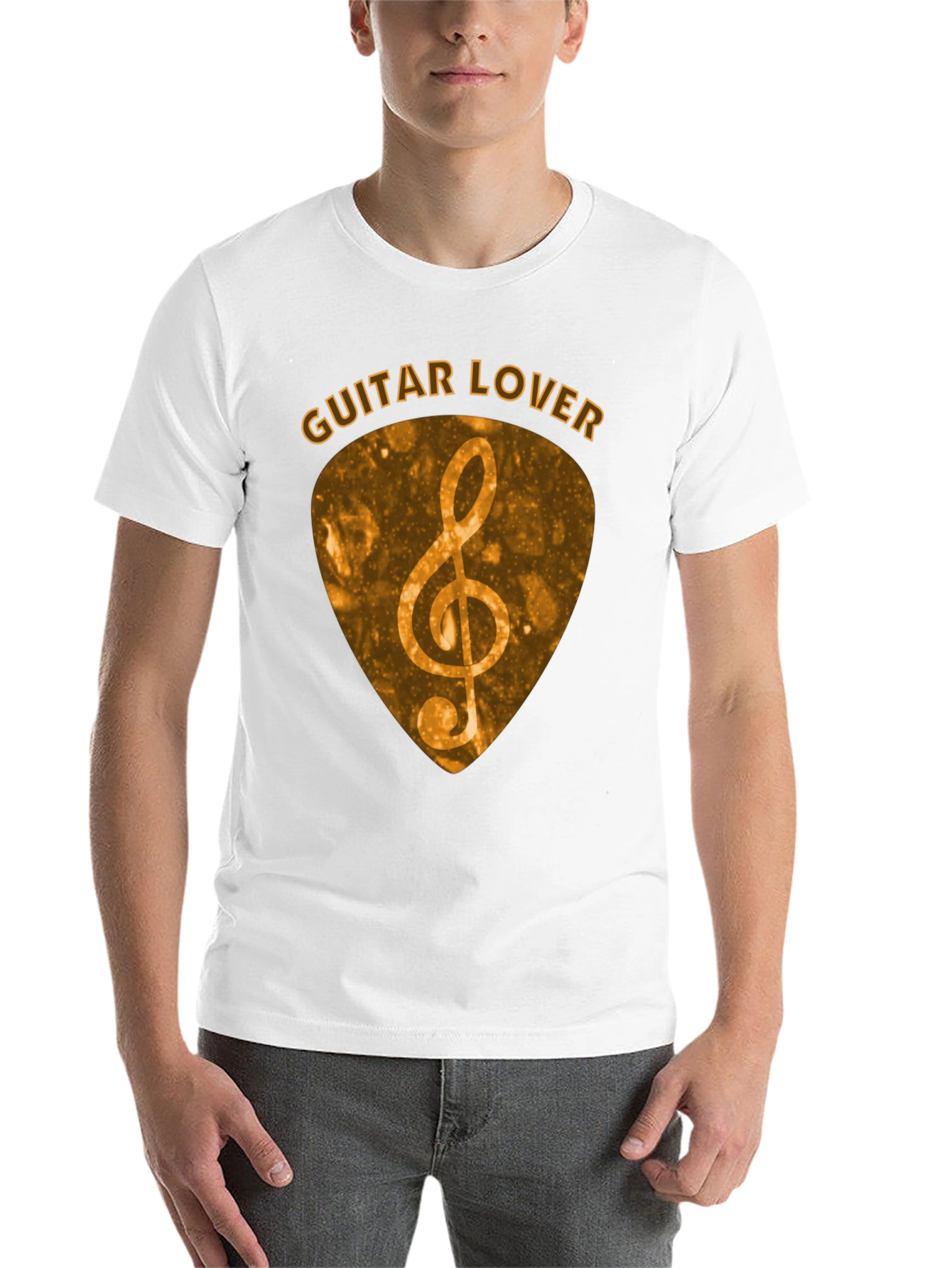 Guitar Lover Treble Clef Music T-Shirt - 14