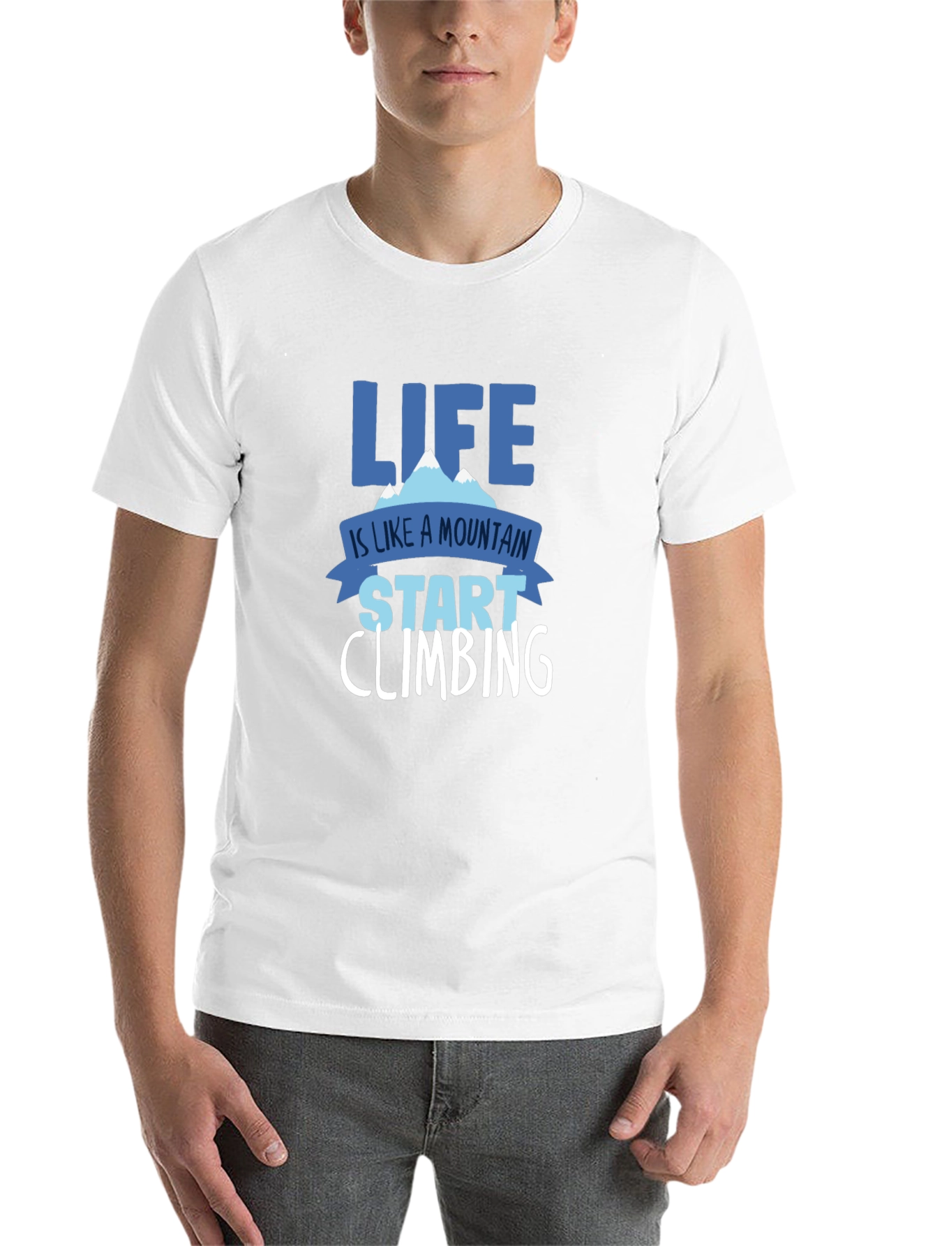 Black Life is a Mountain Climbing T-Shirt view 14