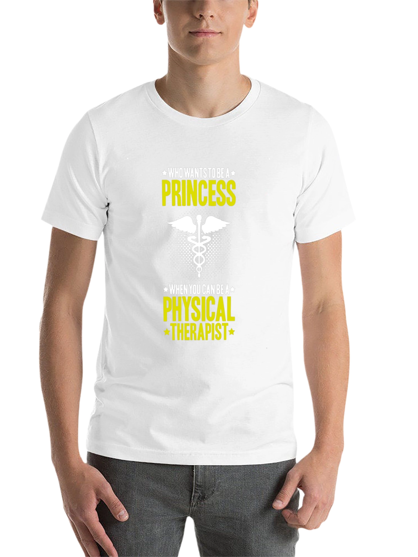 Black Physical Therapist T-Shirt - Princess Alternative view 14